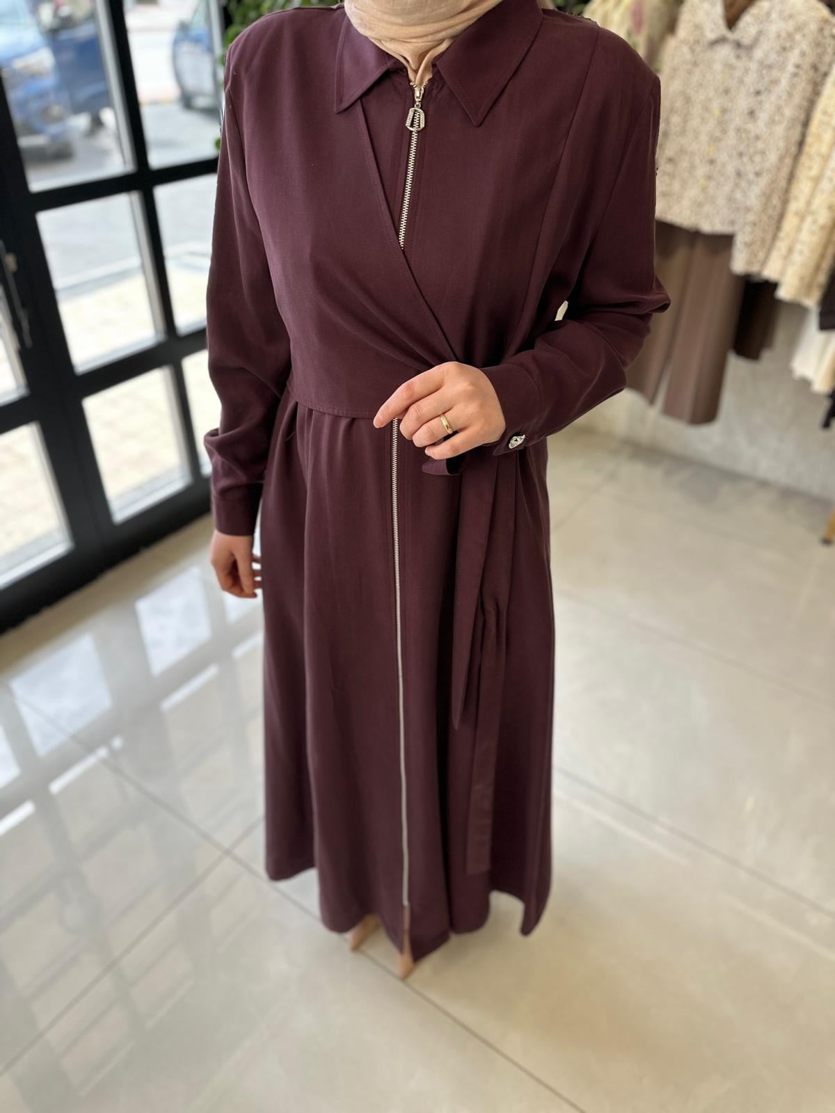 6418 Belden Bağlamalı Elbise