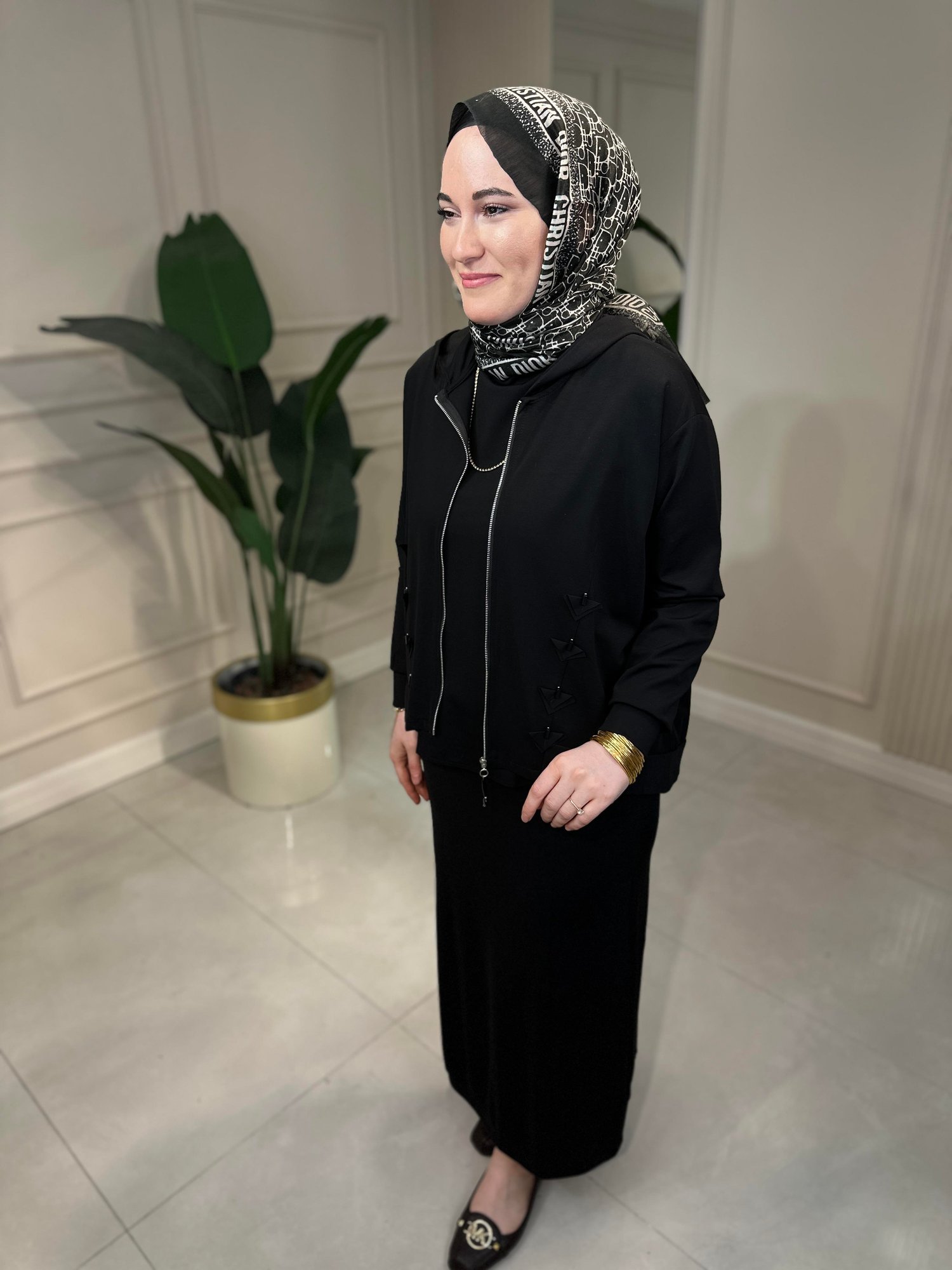 6954 Luna Üçlü Etekli Takım