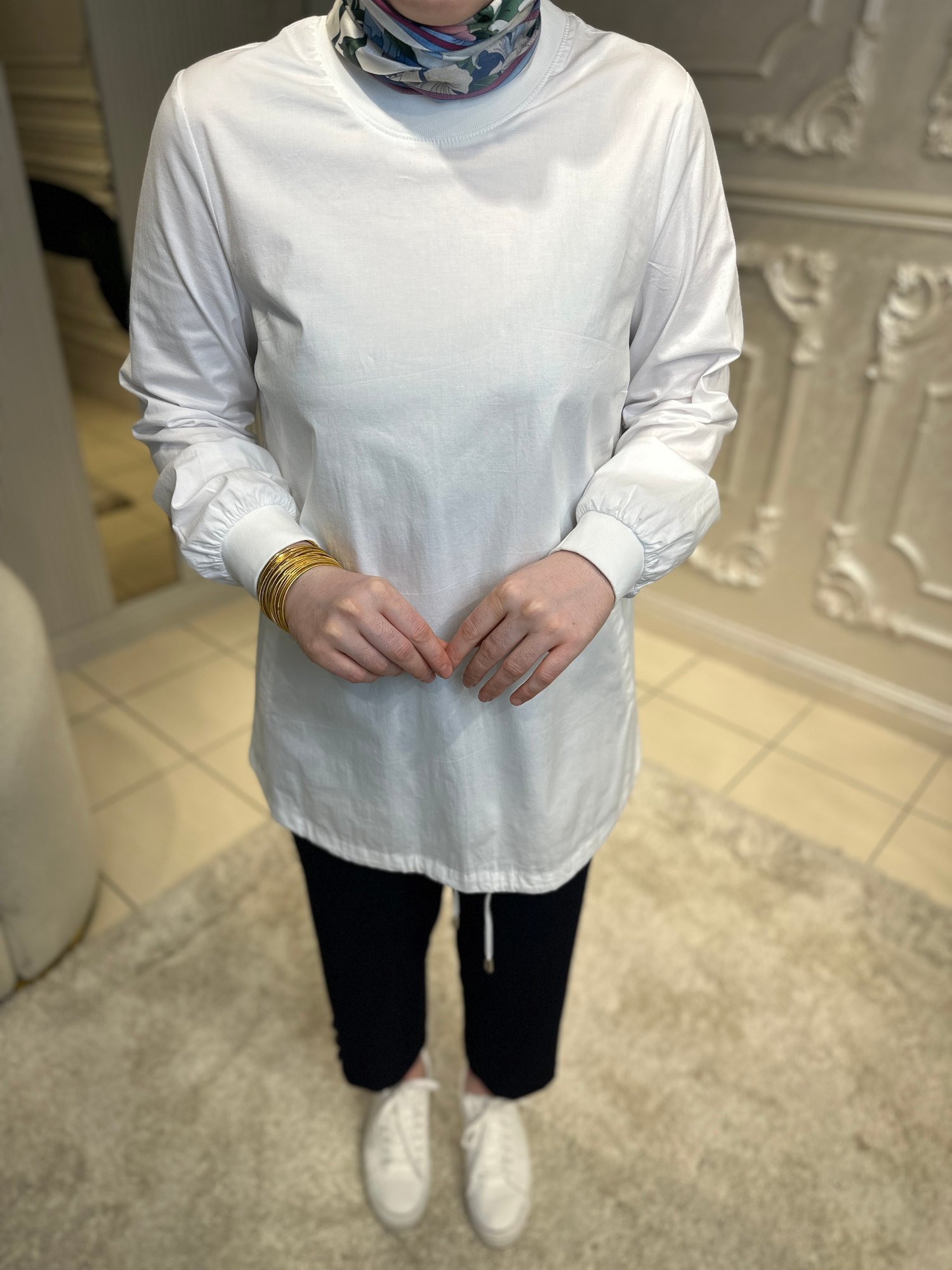 70018 Ribanalı Pamuk Tunik