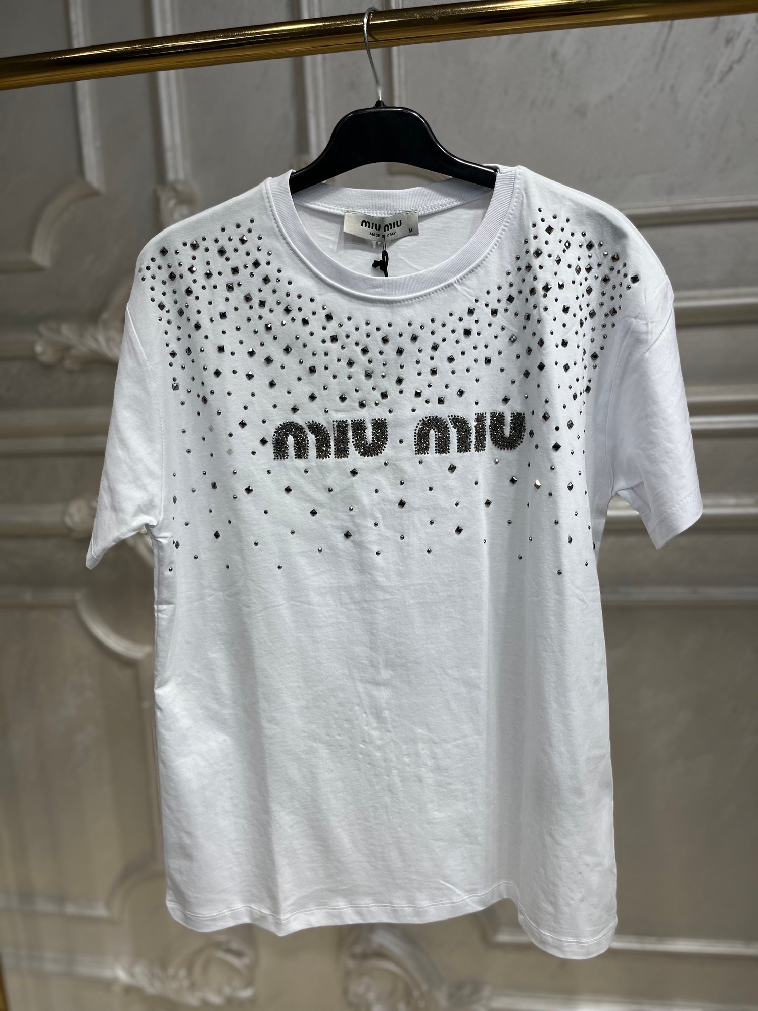 7045 Önü Taş İşlemeli T-Shirt