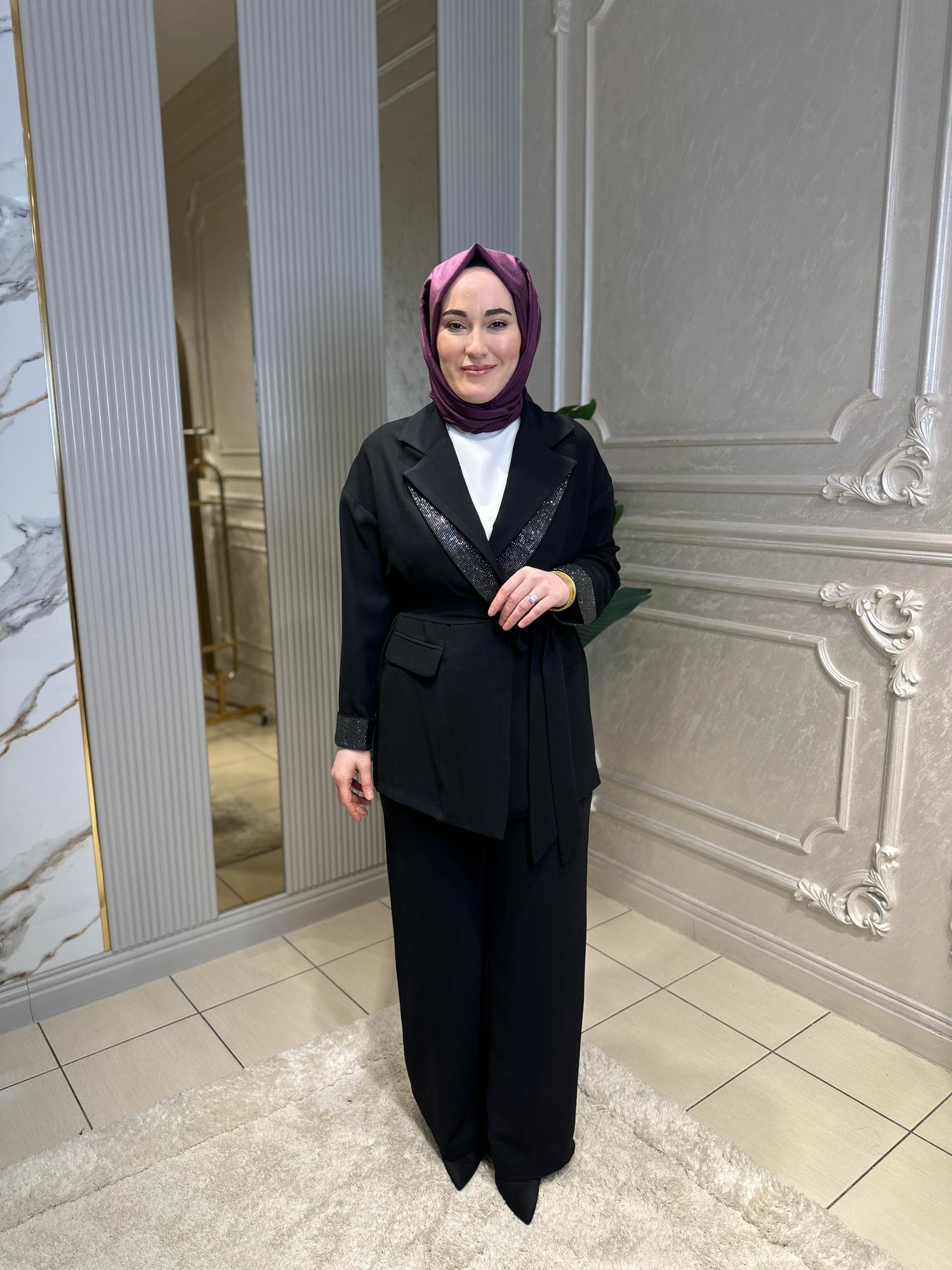8501 Pantolonlu Takım