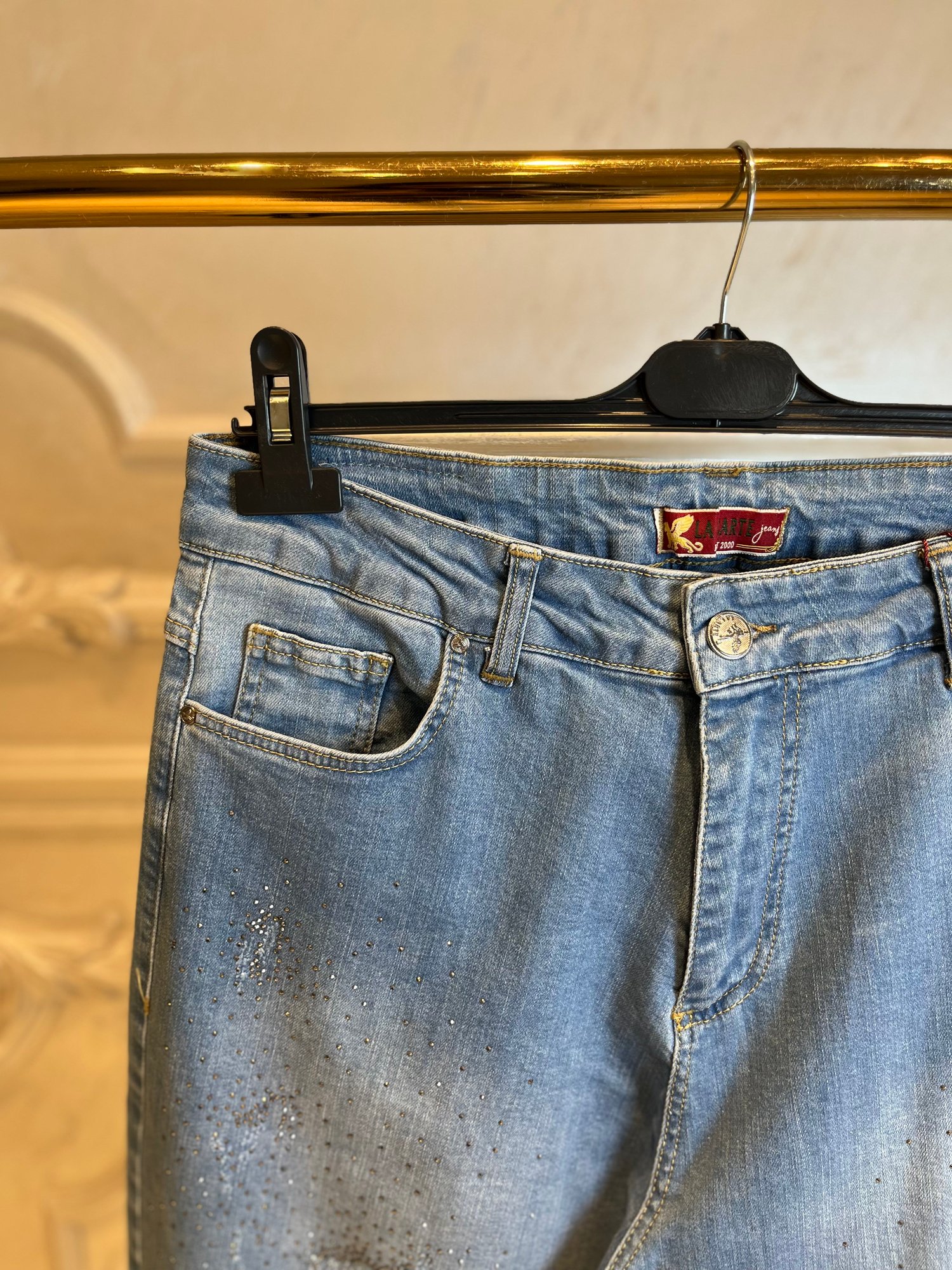 Ak0291-392- Serpme Taş 30-38 Mom Jean