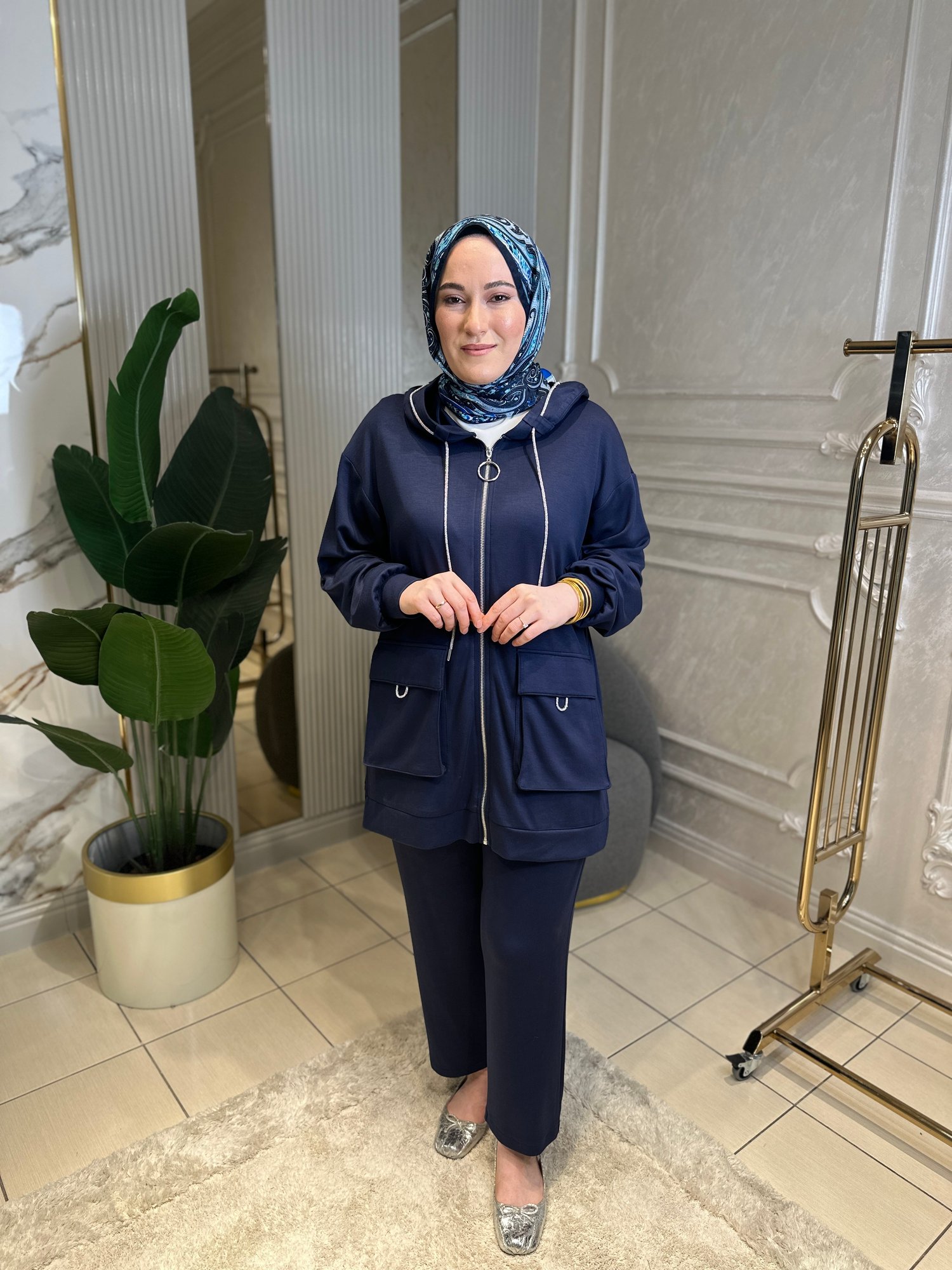 Ak10549 Pantolonlu Takım