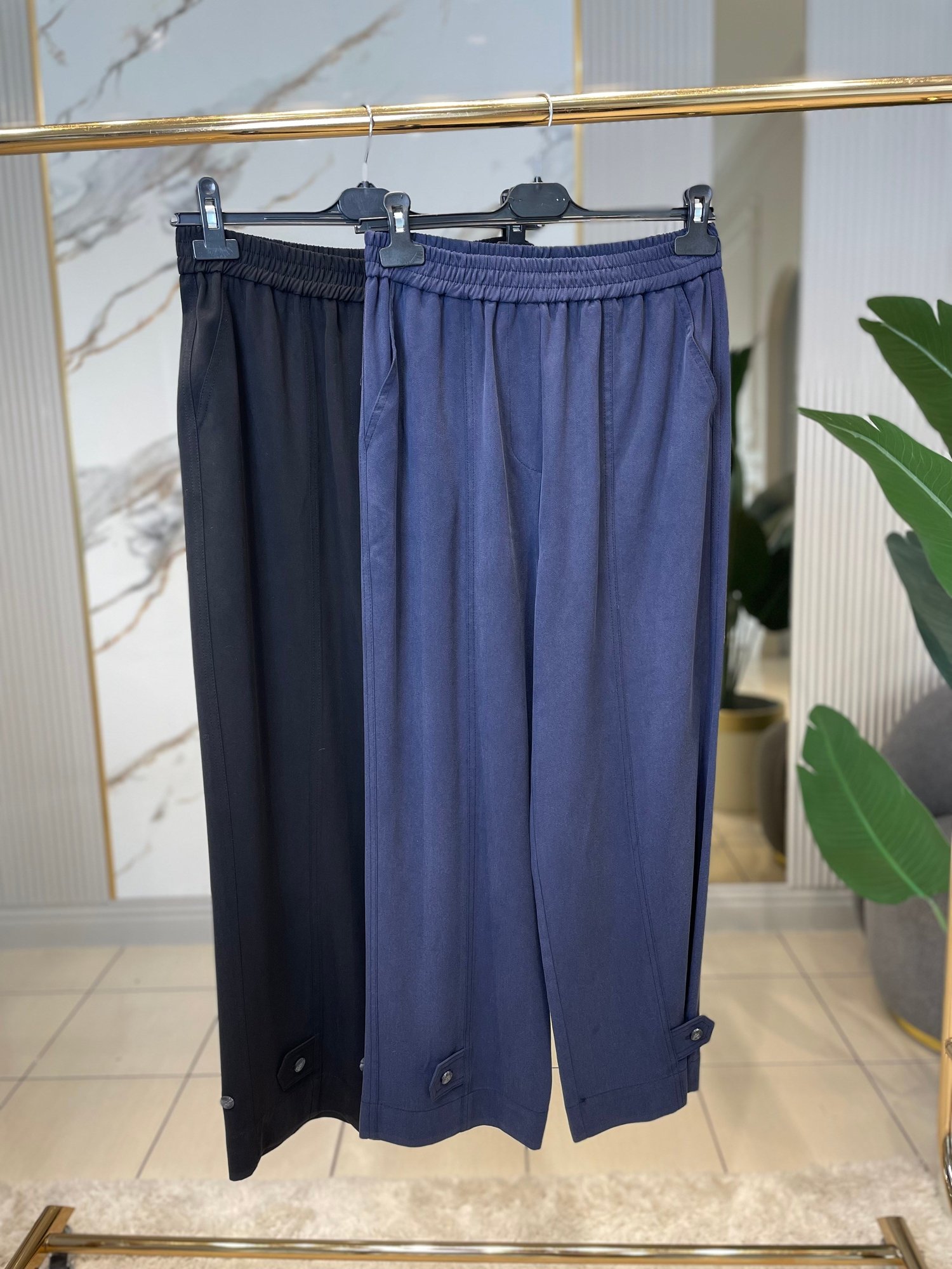 Ak1465 Paça Düğmeli Pantolon