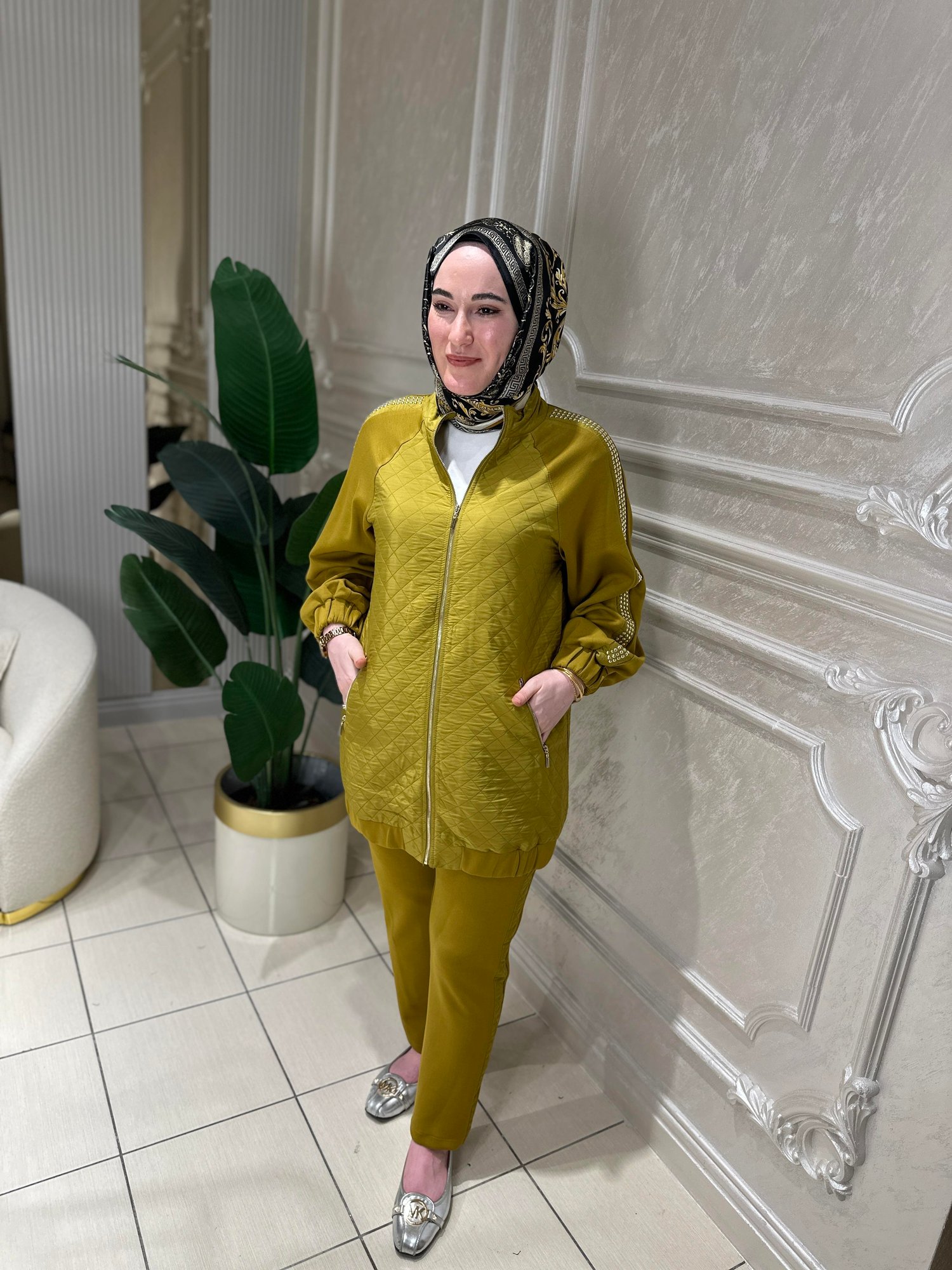 Ak30910 Oysho Pantolonlu Takım