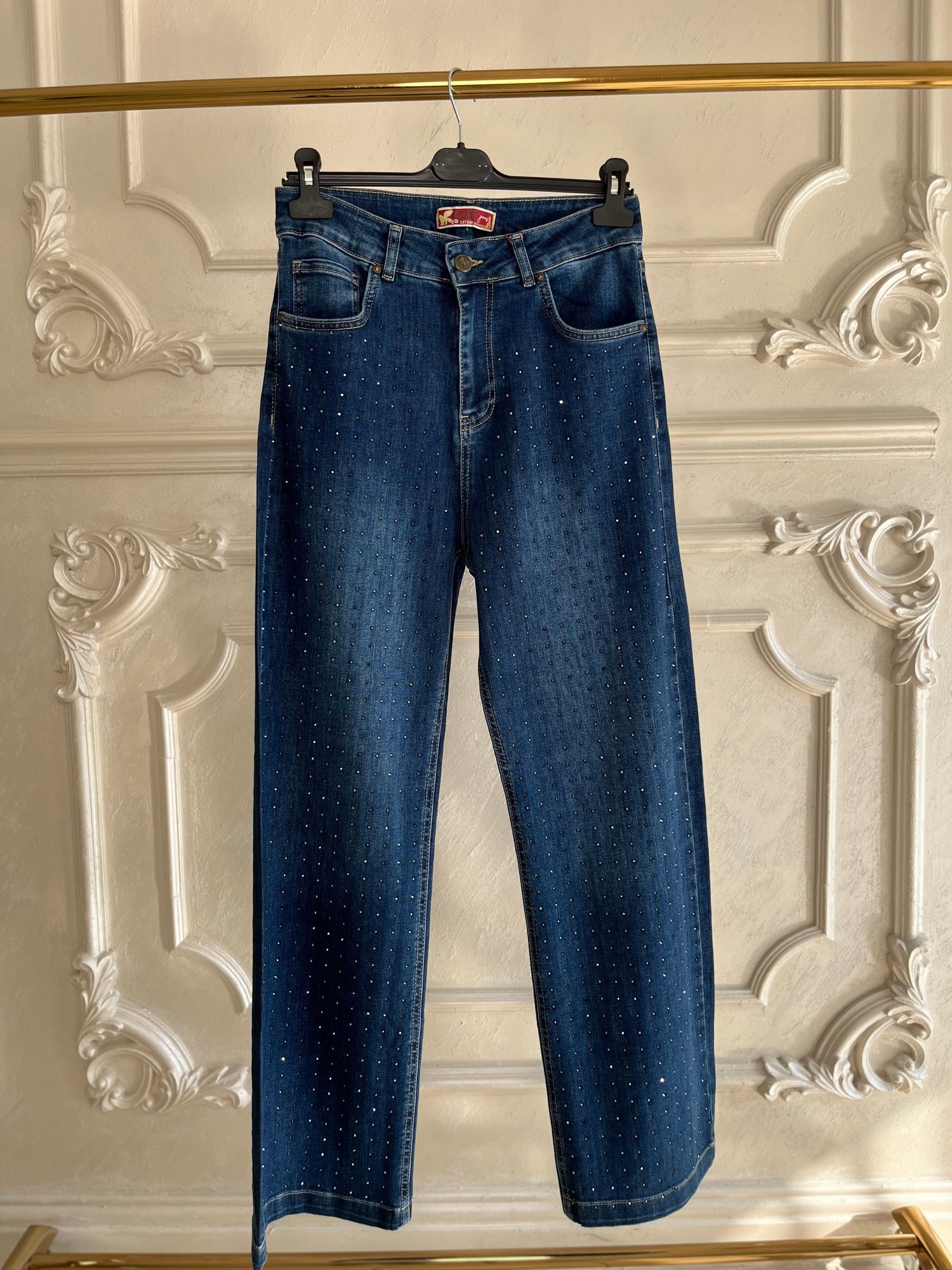Ak8000 Dökme Taş 29-39 Bol Paça Jean