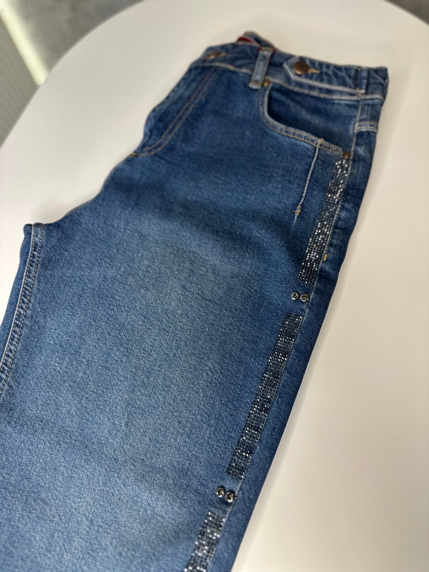 La Carte 6011 Taşlı Mom Jeans