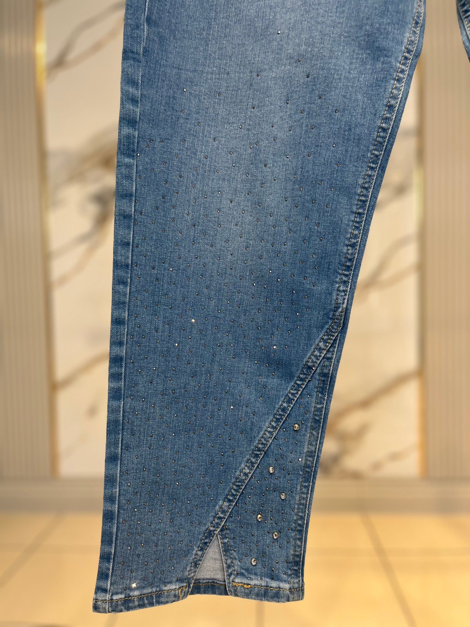 La Carte 6018 Taşlı Mom Jean
