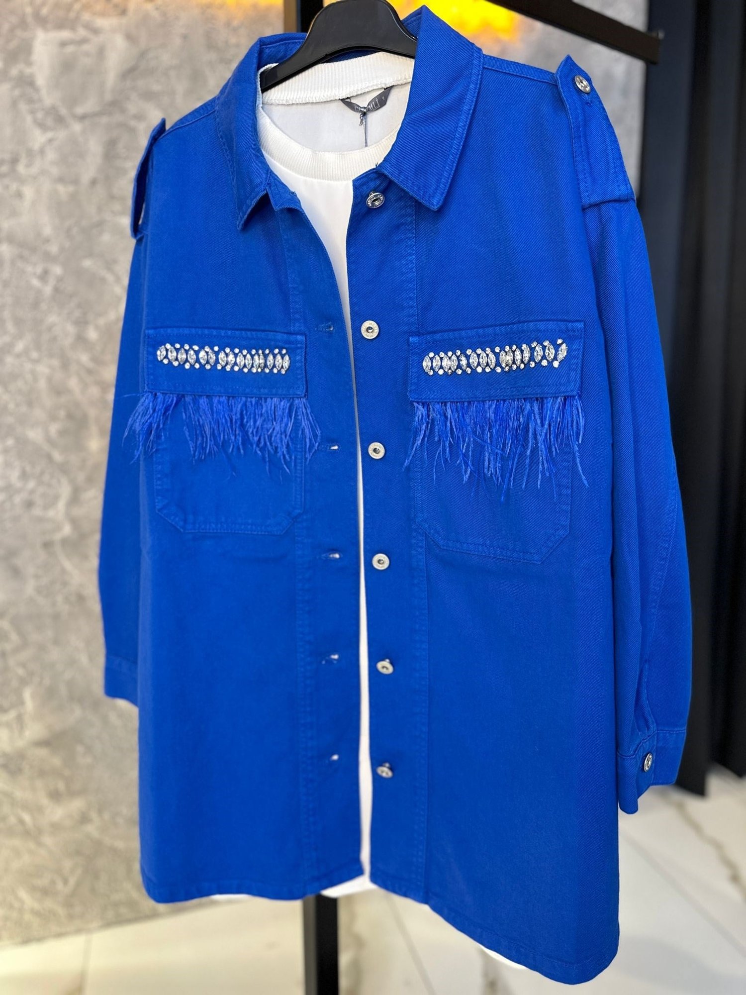 Magazin 6940 Gabardin Tüylü Ceket