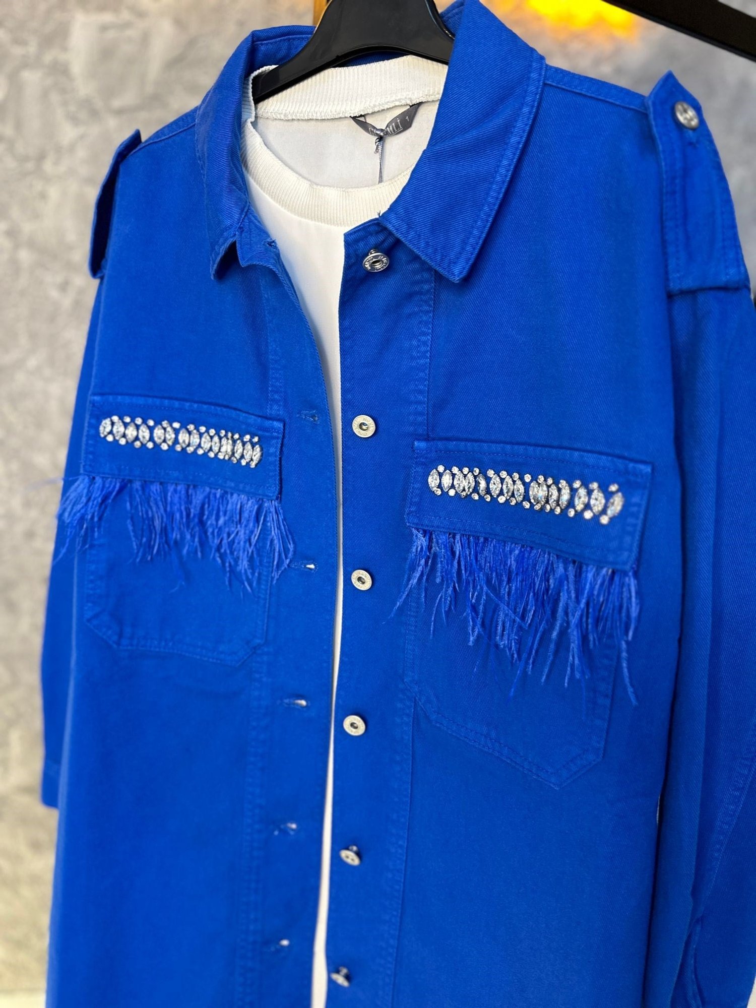 Magazin 6940 Gabardin Tüylü Ceket