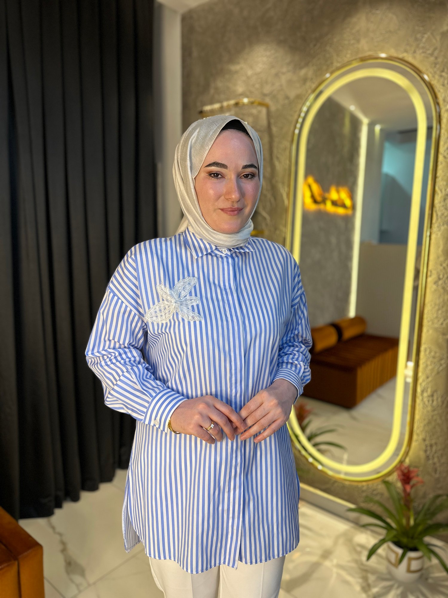 Missemramis4365 Nakış Detaylı Gömlek