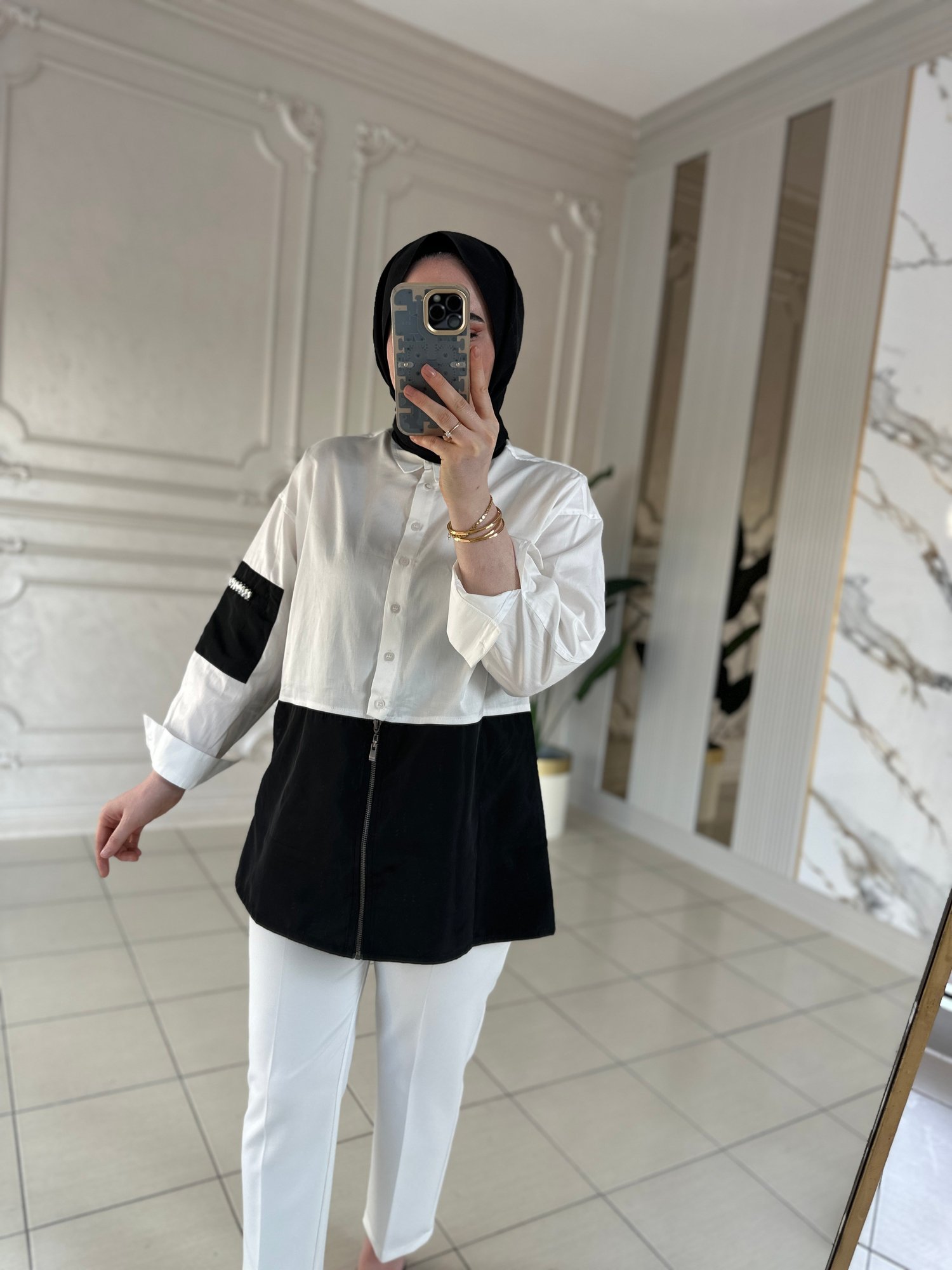 Missemramis4366 Kol Taşlı Style Gömlek