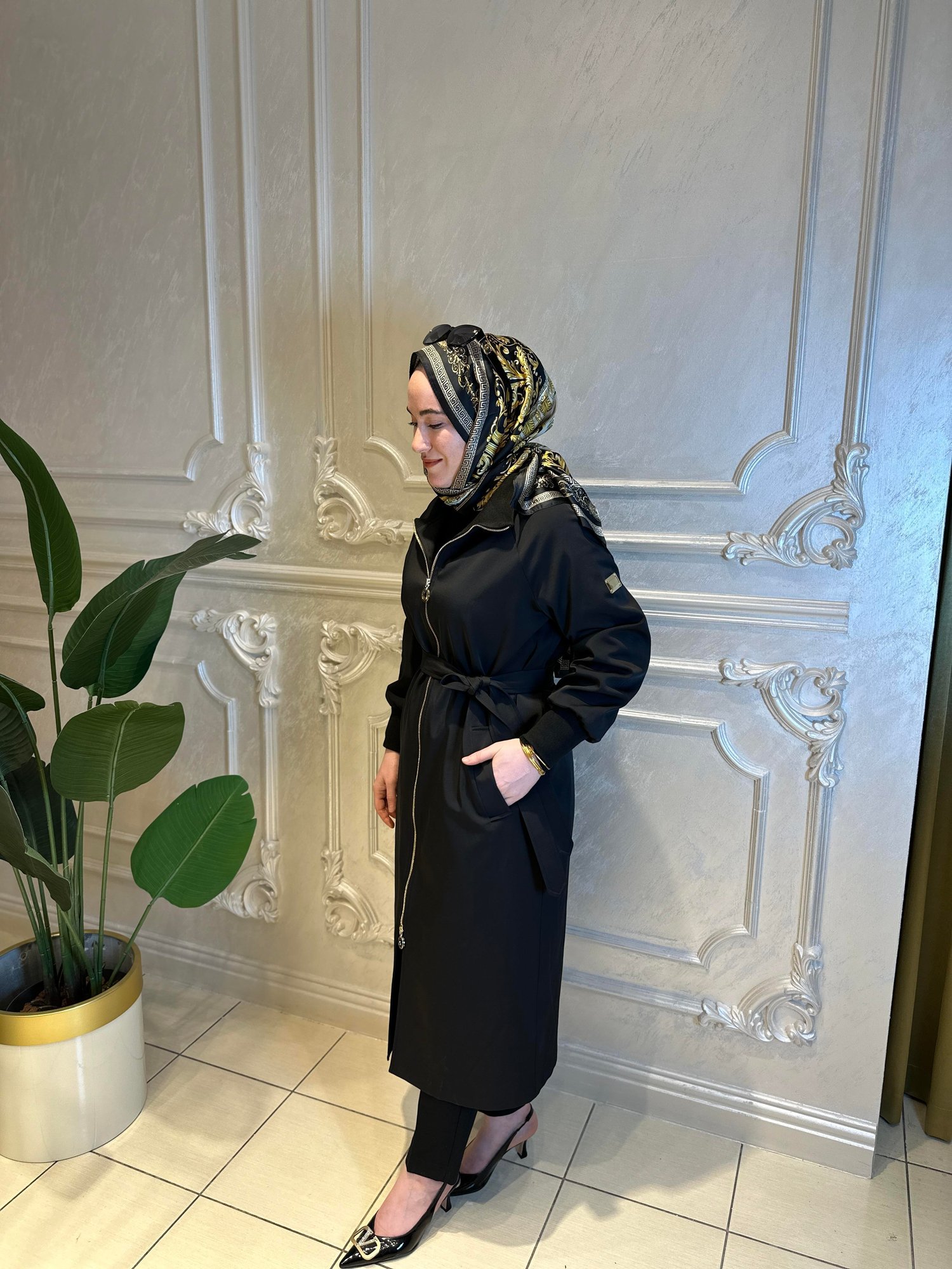 Missemramiss4552 Fermuarlı Comfort Trençkot