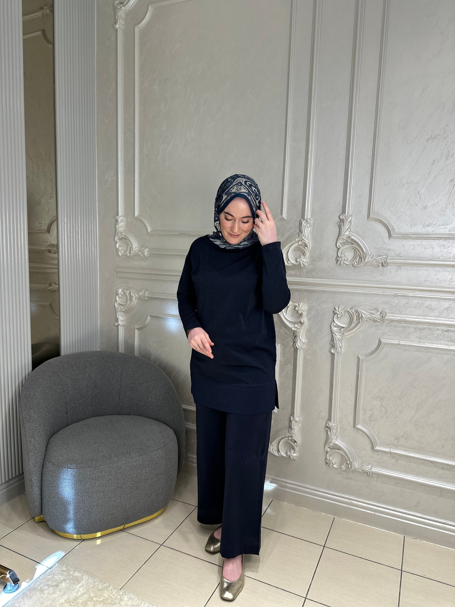 Nuss1512 Simli PantolonTakım