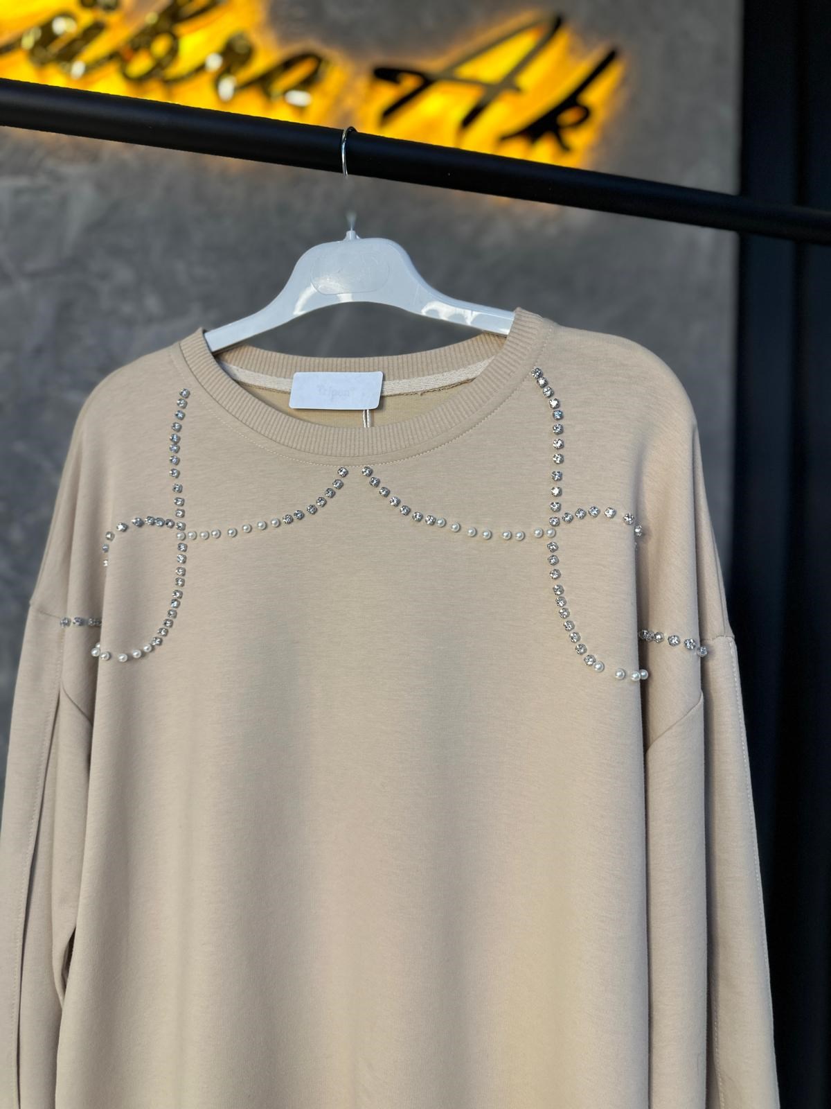 Tripen 1960 Omuz İncili Sweat