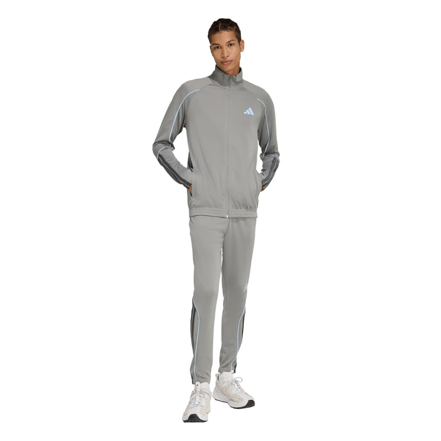 Adidas M 3S STADIUM TS KB6213 Gri Eşofman Takımı