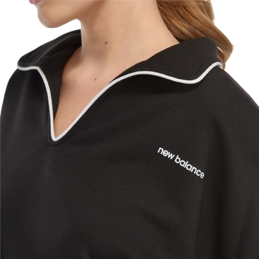 New Balance Nb Lifestyle Women Sweatshirt WNC3402-BK Siyah Sweatshirt
