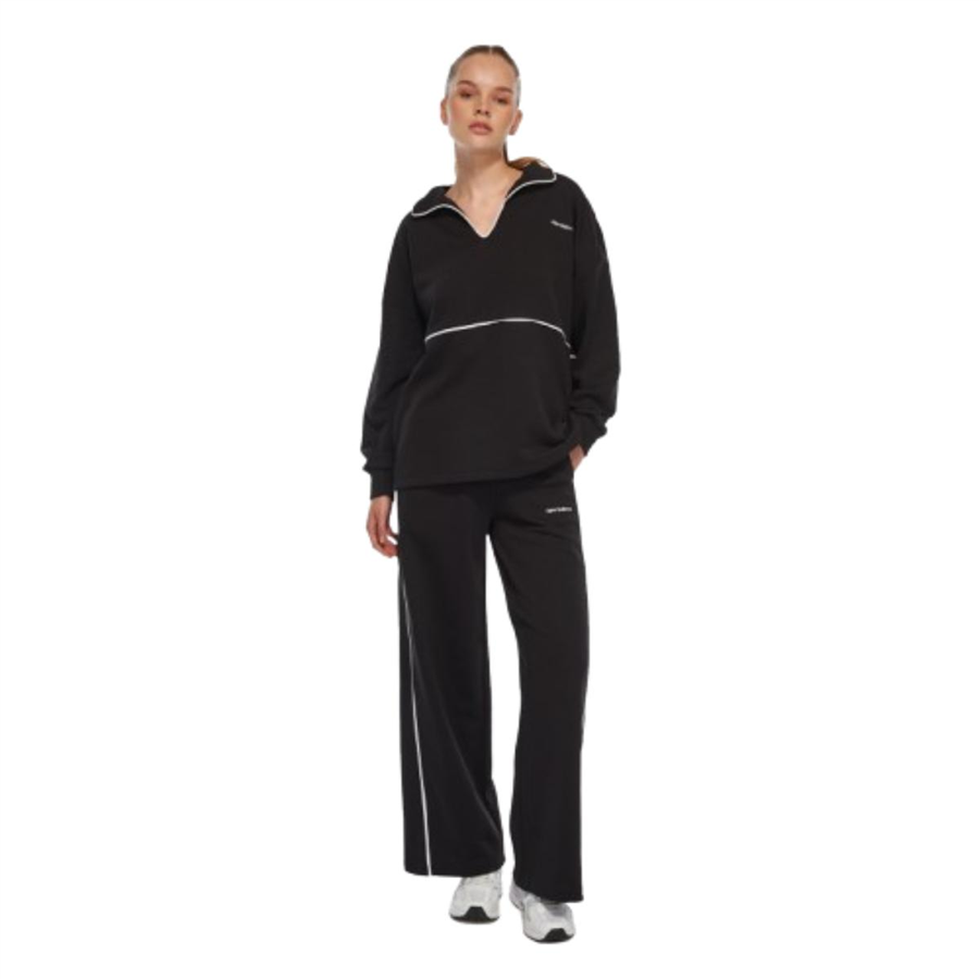 New Balance Nb Lifestyle Women Sweatshirt WNC3402-BK Siyah Sweatshirt
