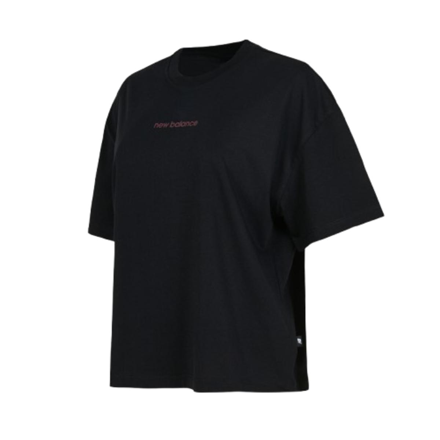 New Balance Nb Lifestyle Women T-shirt WNT3630-BK Siyah Tişört