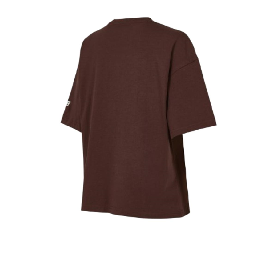 New Balance Nb Lifestyle Women T-shirt WNT1402-EAS Kahverengi Tişört