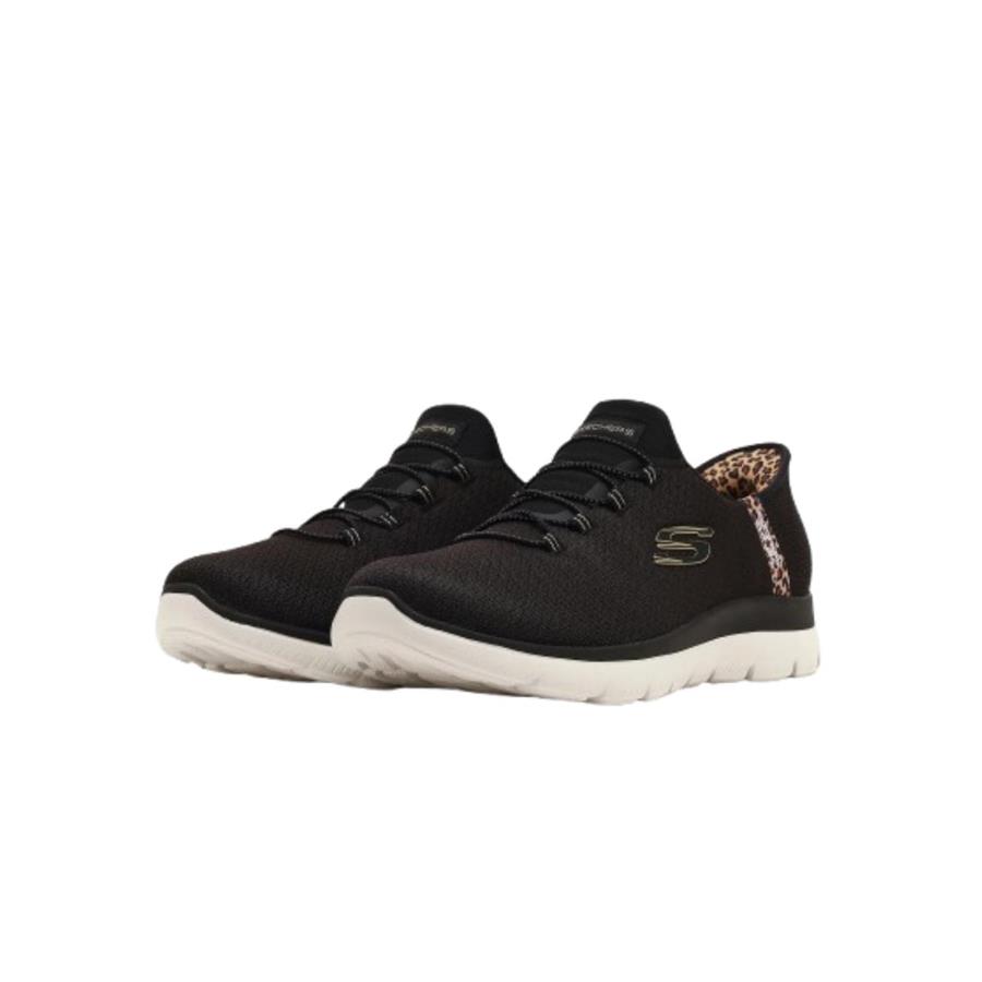 Skechers Summıts Leopard Chıc 150275TK-BKMT Siyah Koşu&Yürüyüş Ayakkabısı