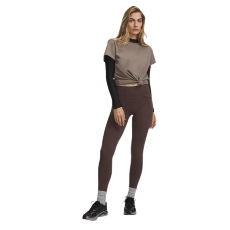 Under Armour Seamless Cotton Legging 6010166-200 Kahverengi Tayt