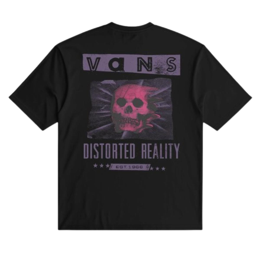 Vans Distorted Reality SS Tee VN0010FQBLK1 Siyah Tişört
