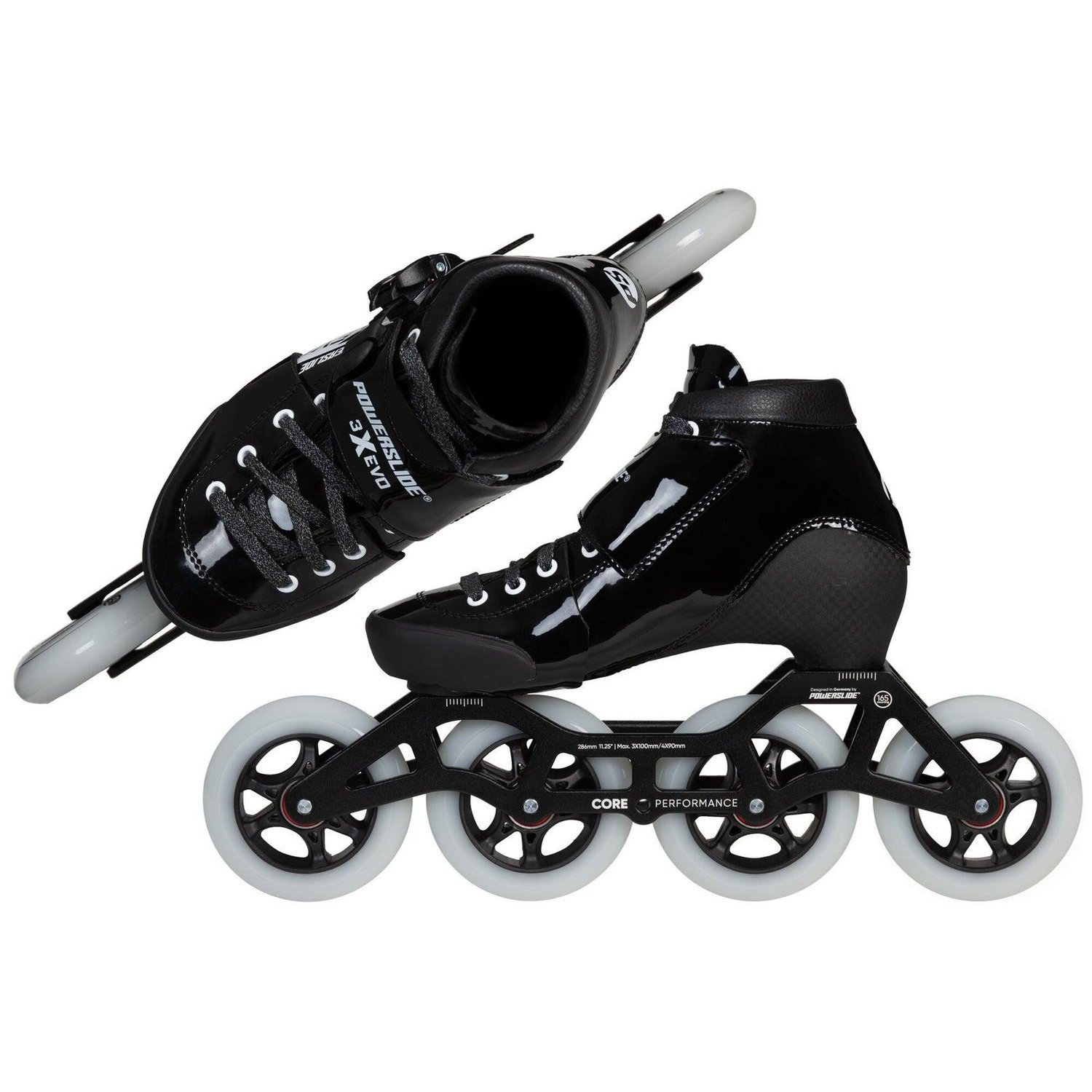 3X adj. Evo Black / White Racing Paten