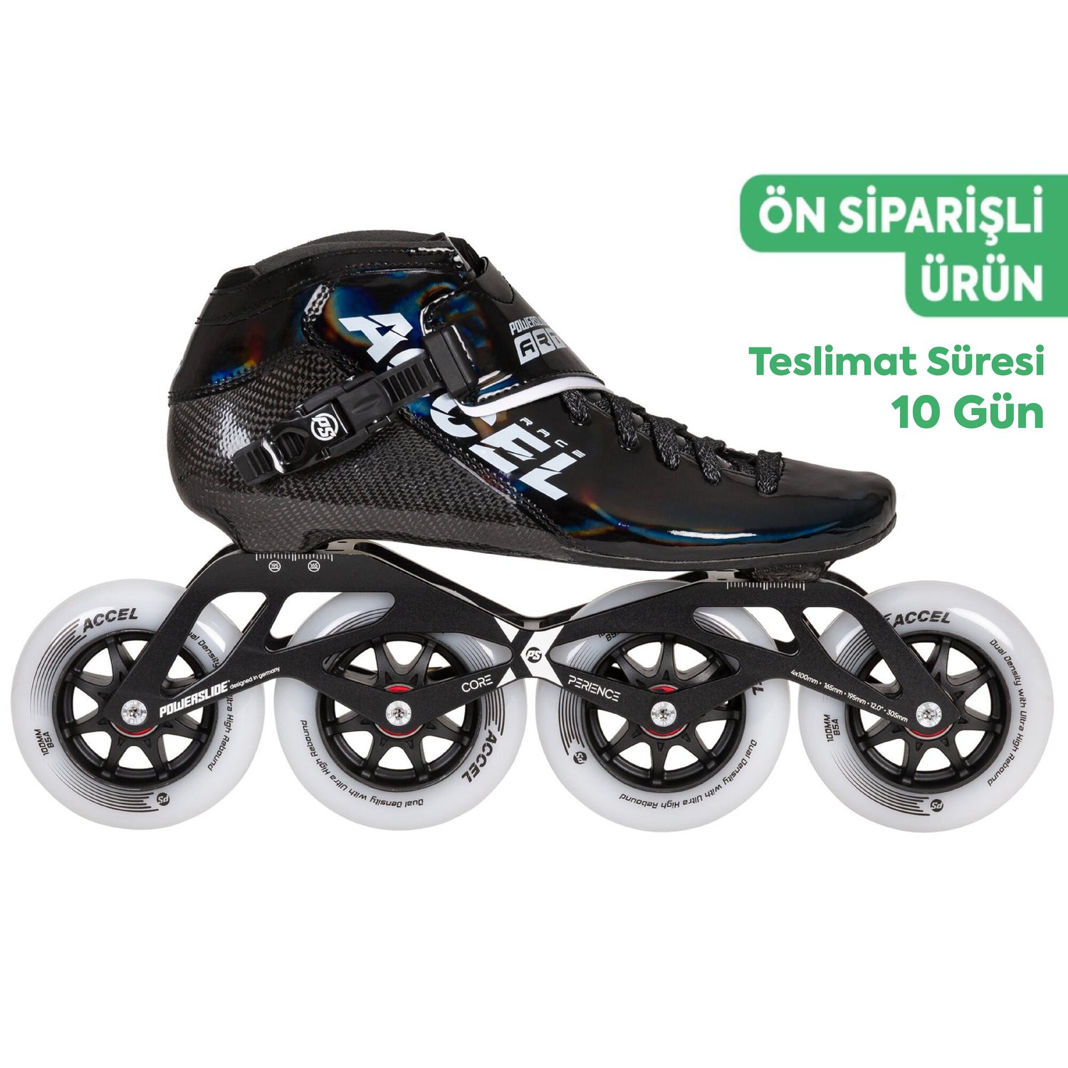 ACCEL Race Black 100 Racing Paten