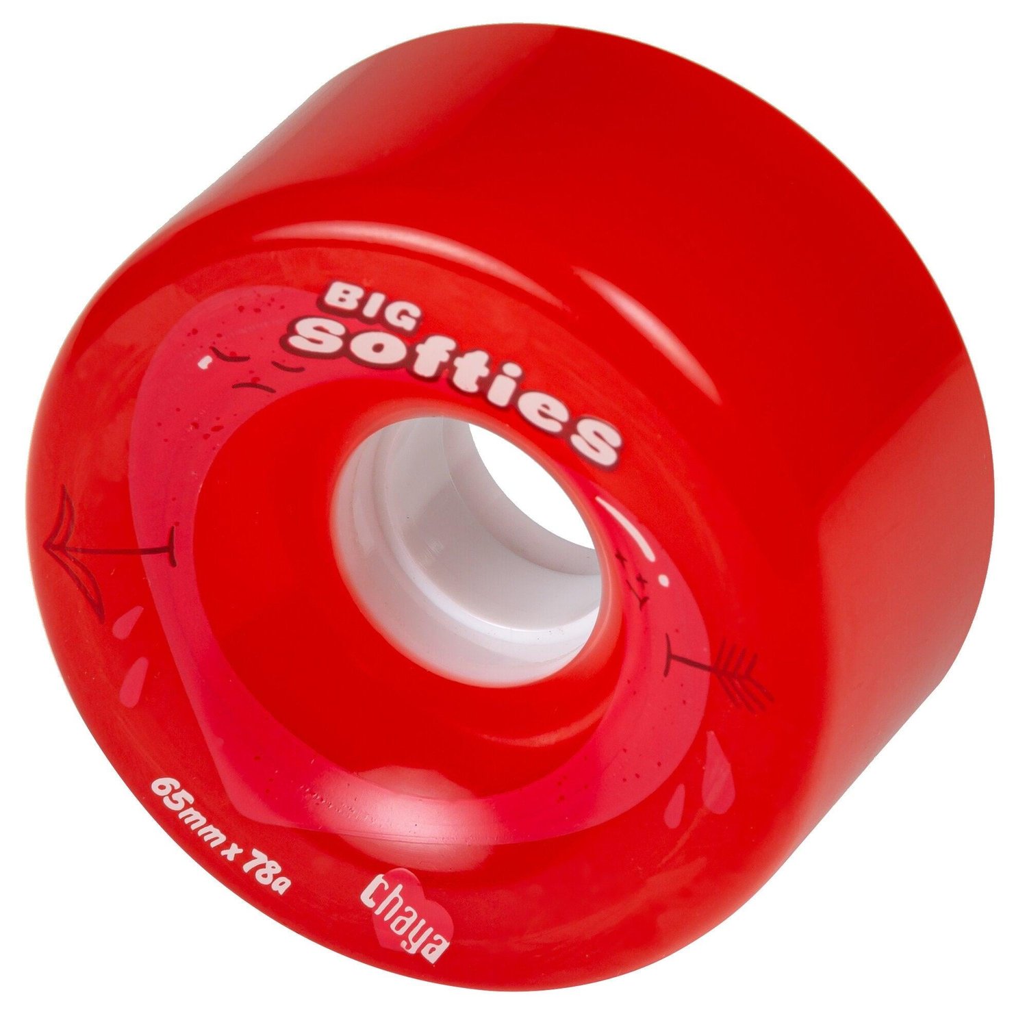Big Softie`s Clear Red, 4'lü