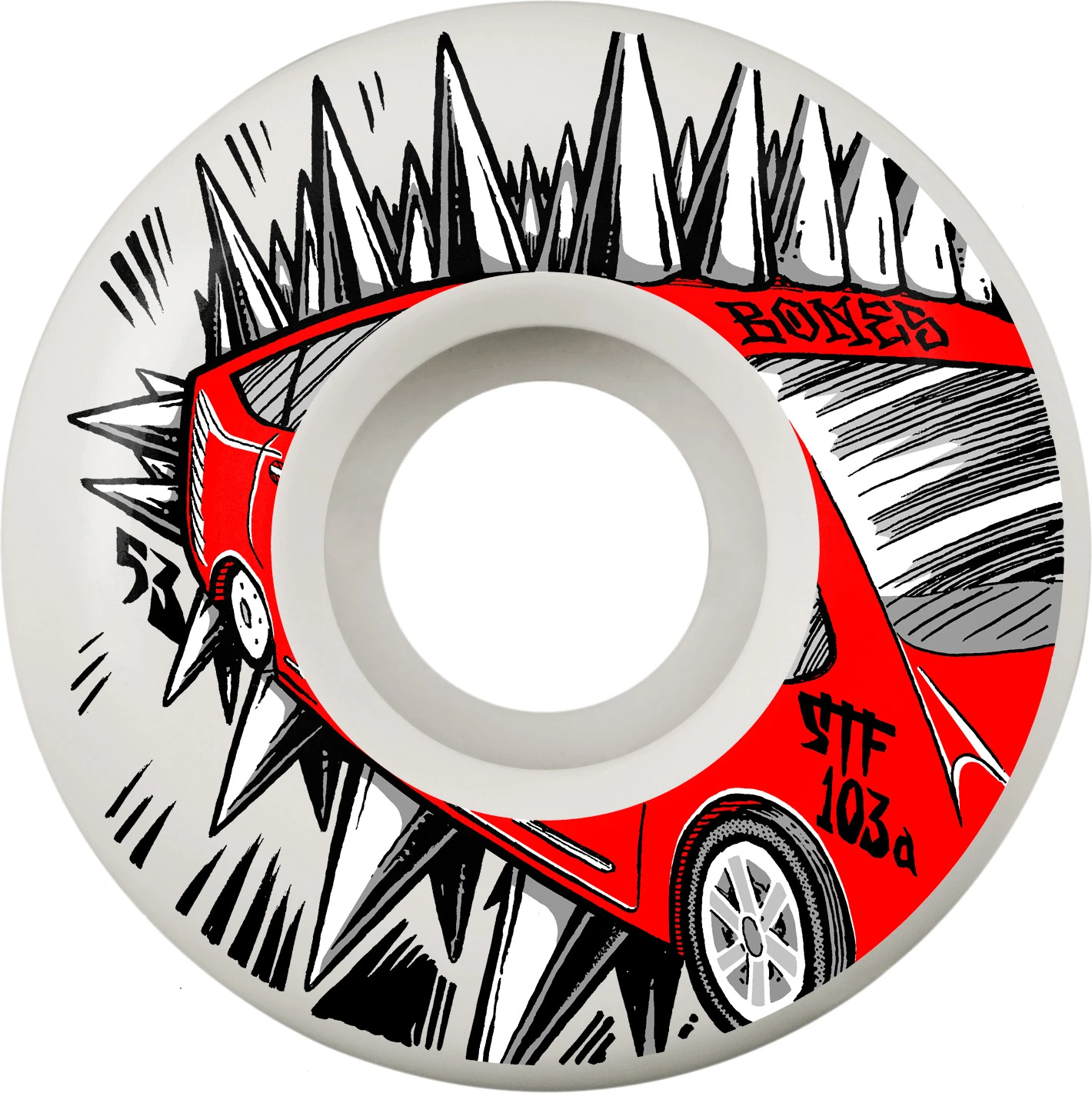 Bones STF Judas Prius 53MM V2 Locks 103A Kaykay Tekerlek Seti