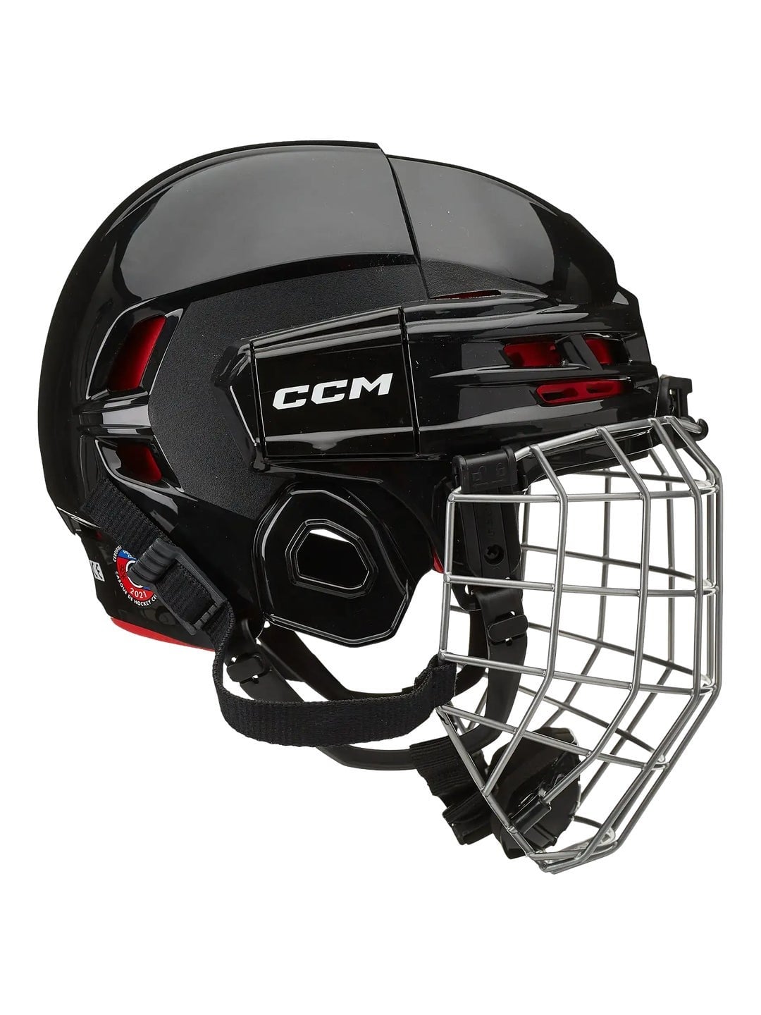 CCM Tacks 70 JR Combo Kafesli Buz Hokeyi Kaskı – Siyah