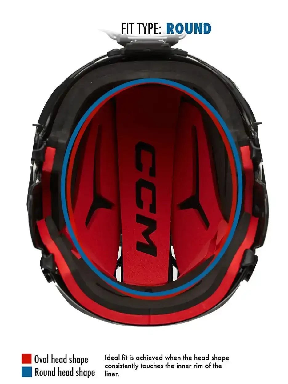 CCM Tacks 70 JR Combo Kafesli Buz Hokeyi Kaskı – Siyah