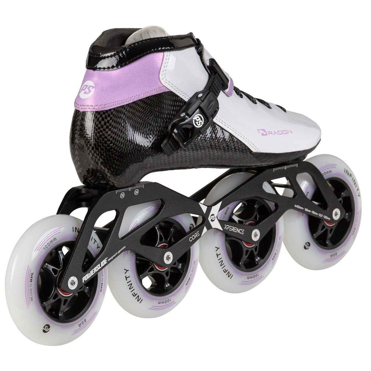 Dragon White 100 Racing Paten