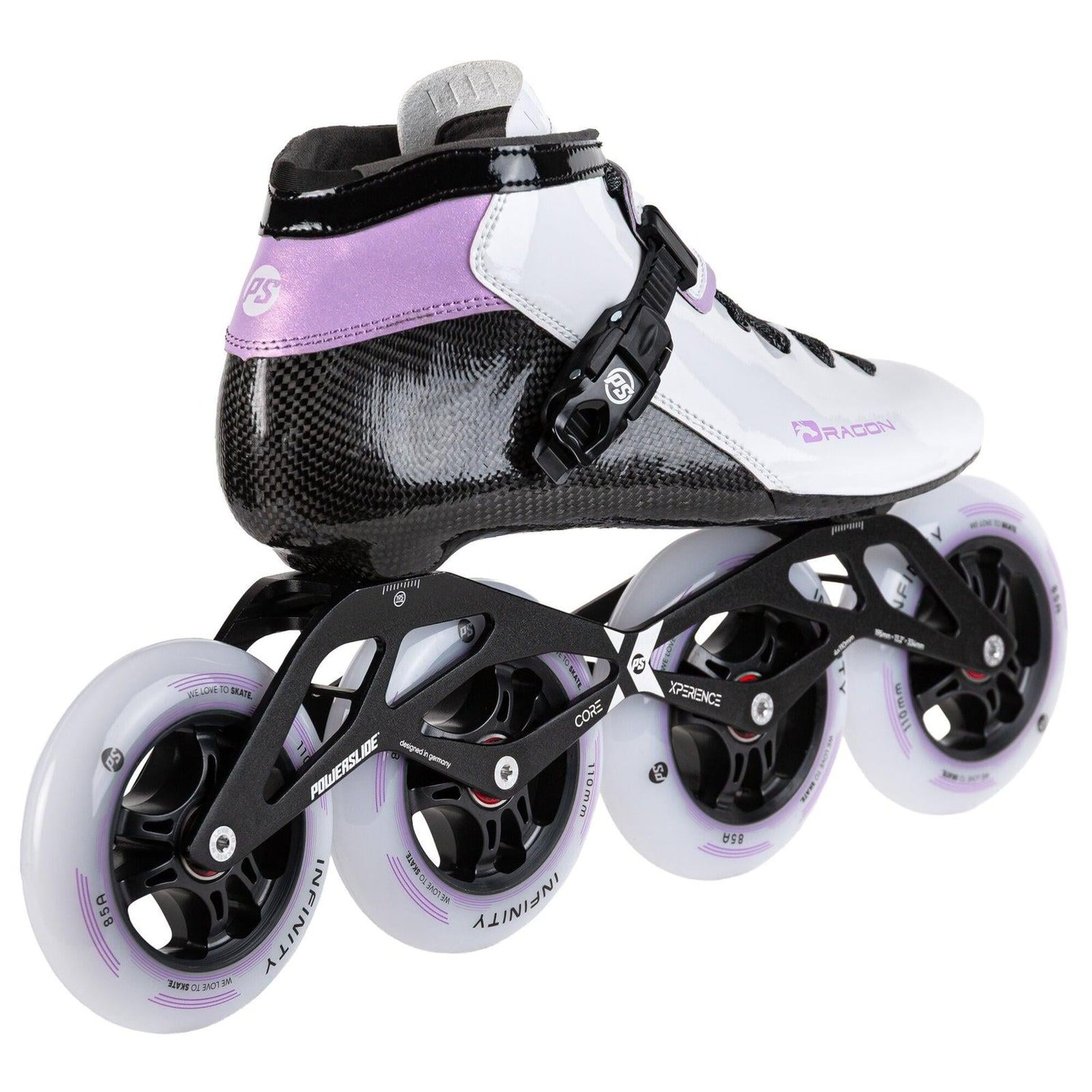 Dragon White 110 Racing Paten
