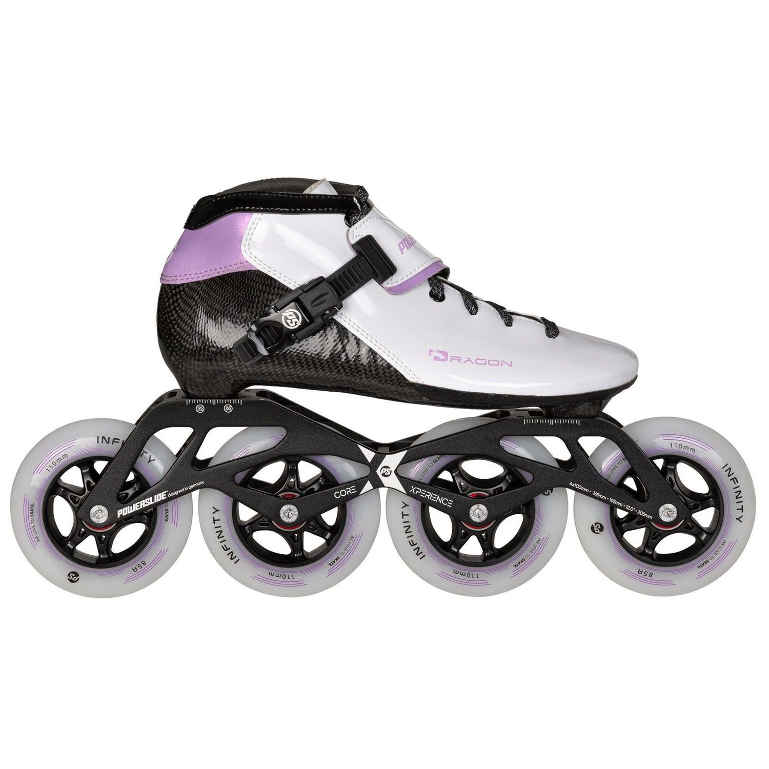 Dragon White 110 Racing Paten