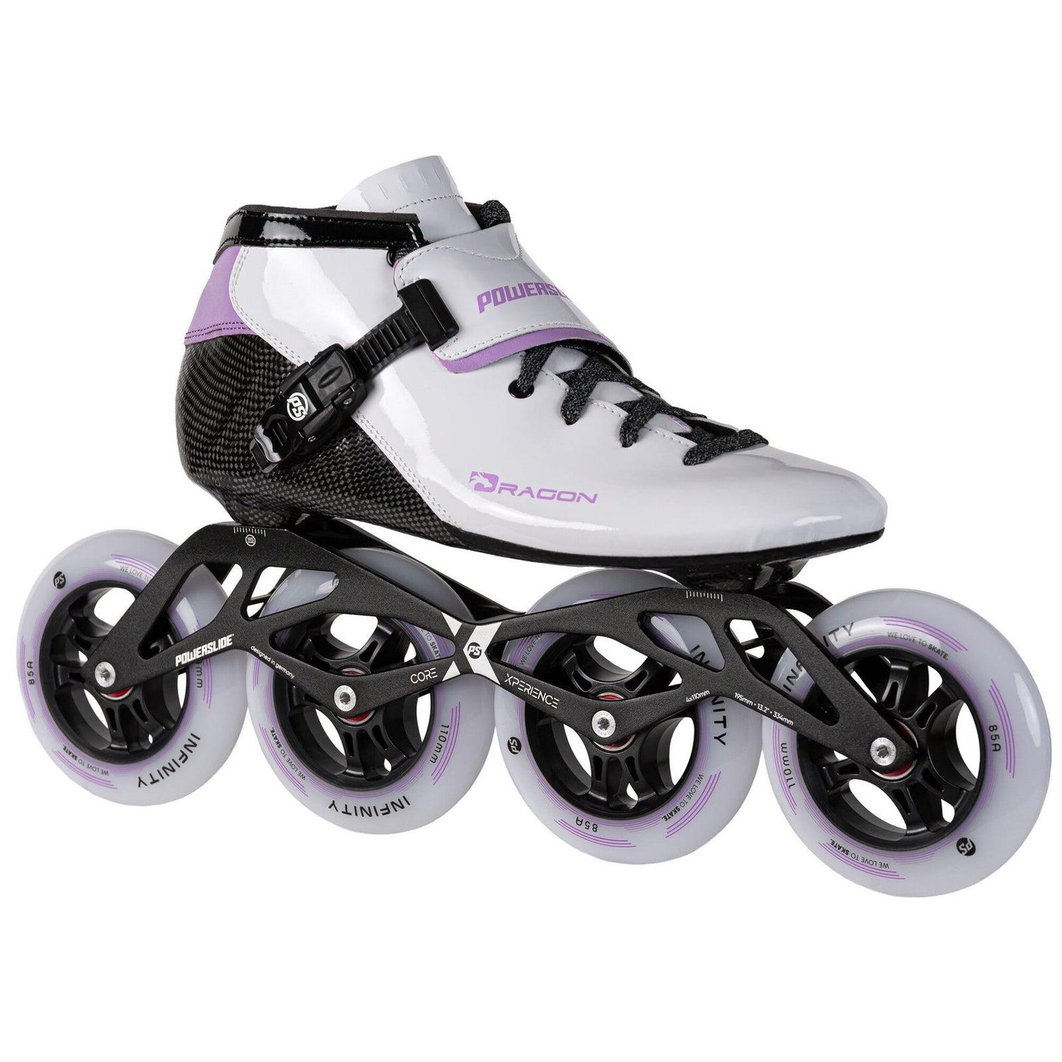 Dragon White 110 Racing Paten
