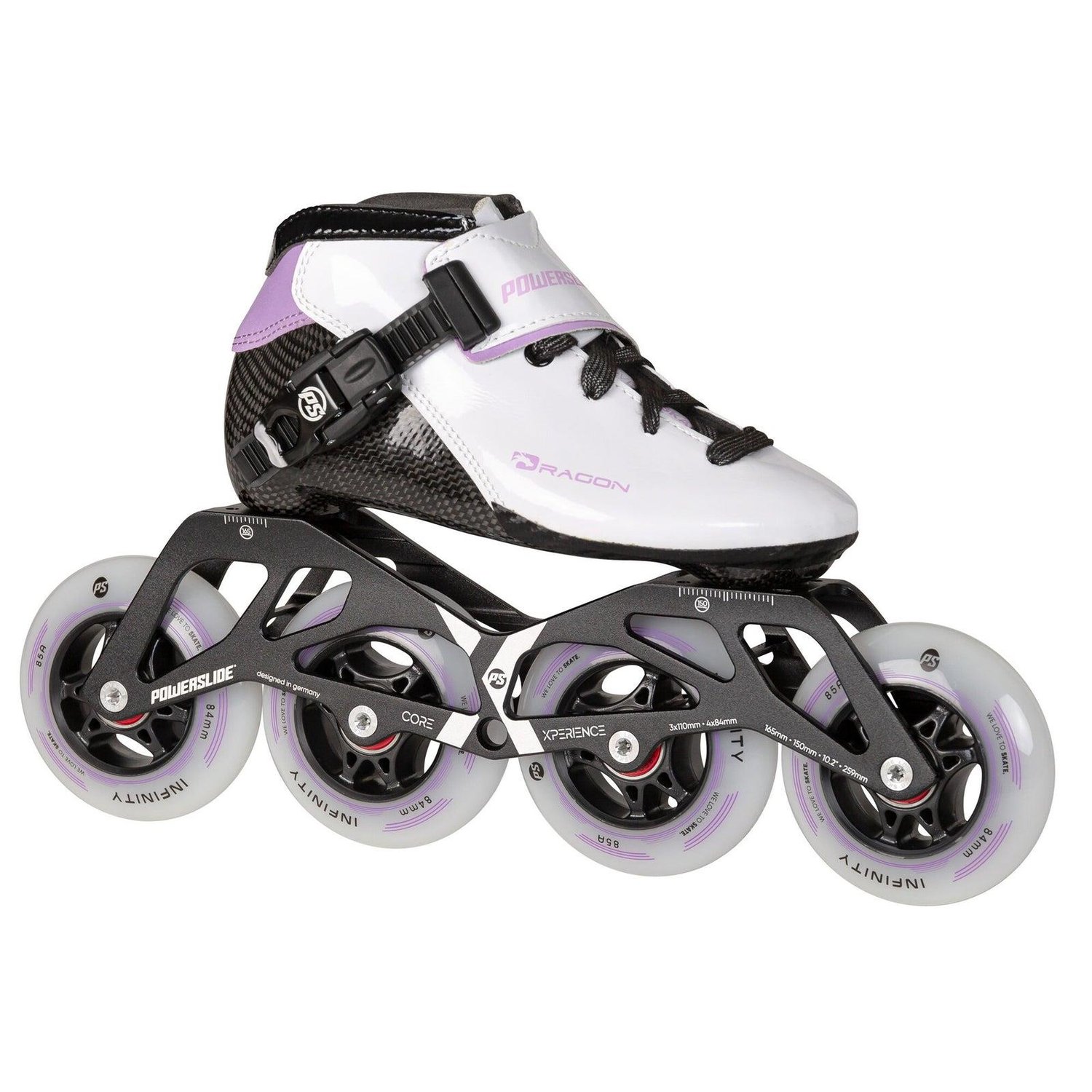 Dragon White 84 Racing Paten