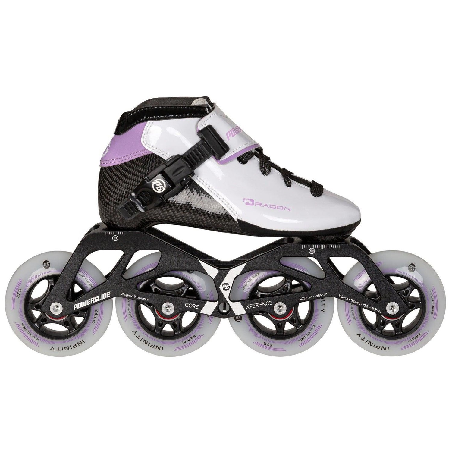 Dragon White 84 Racing Paten