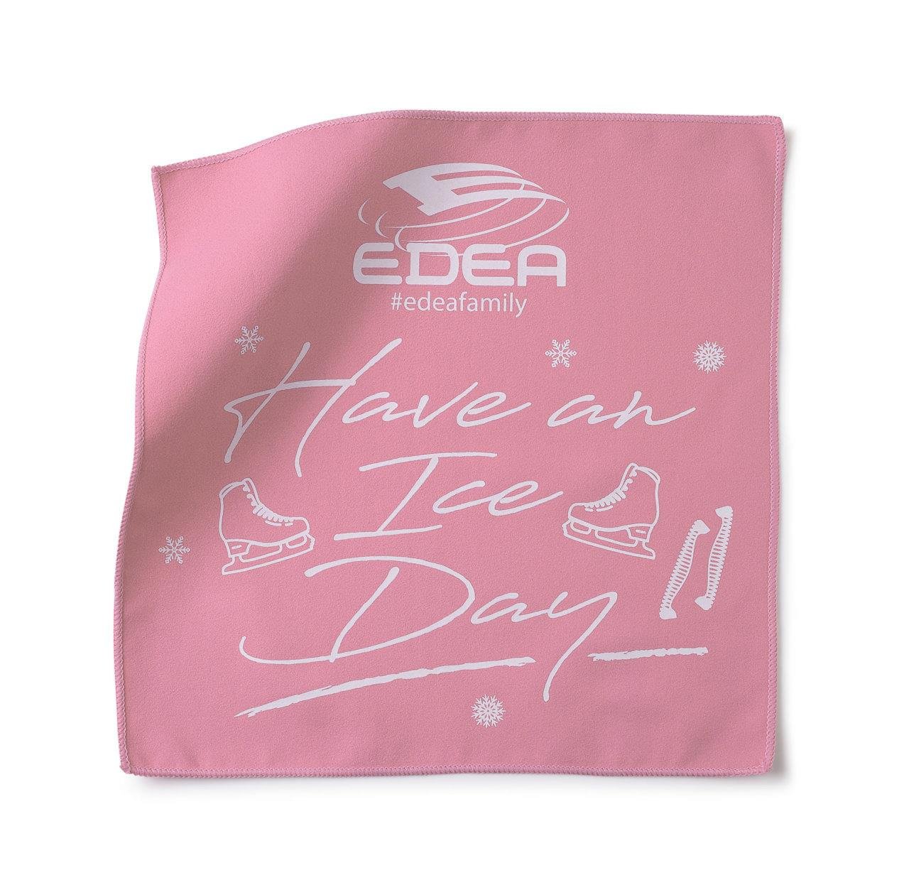 Edea Buz Pateni Bıçağı Kurutma Bezi/Havlu (Pembe)
