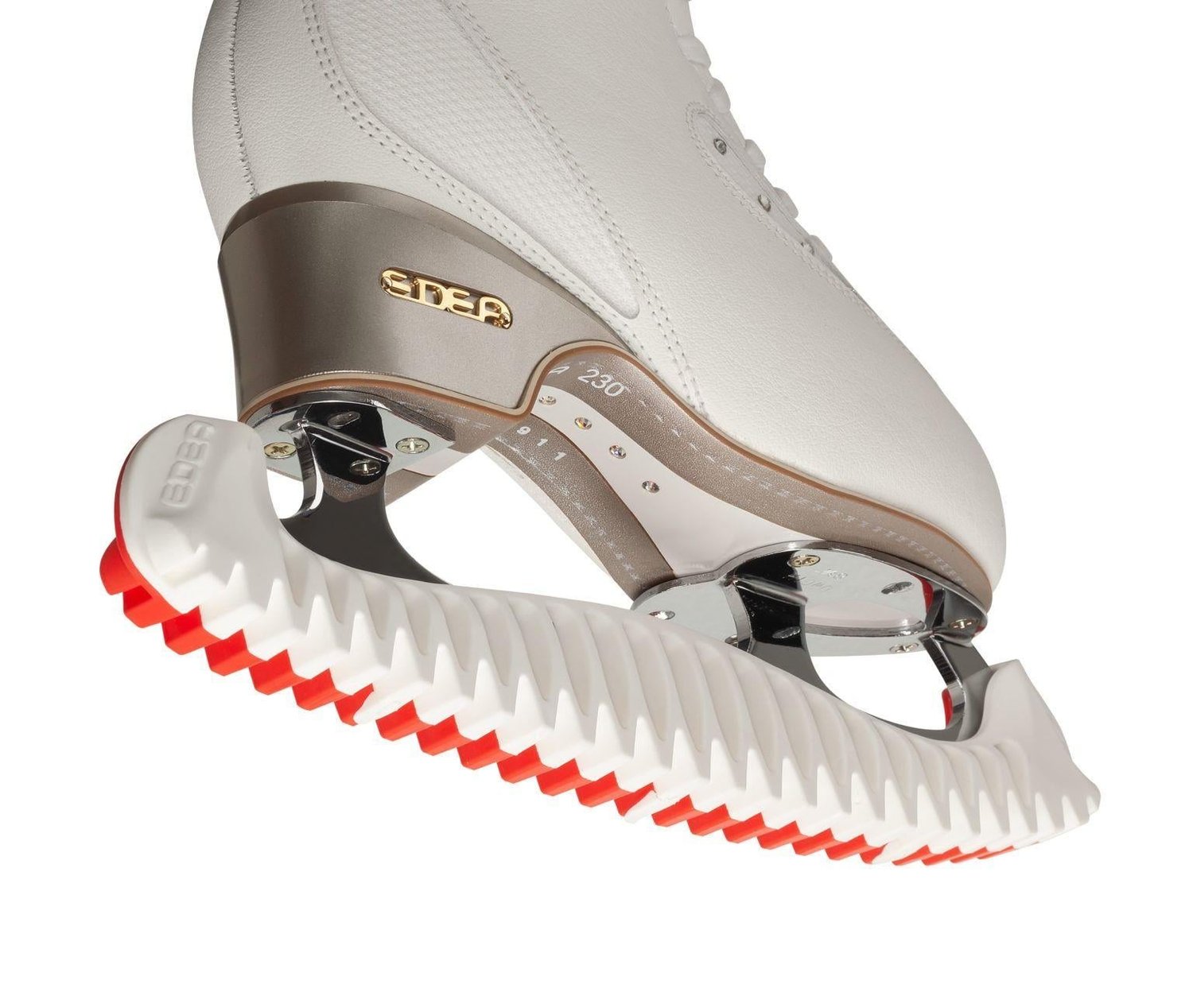 Edea DUO Red/White Buz Pateni Bıçak Koruyucu