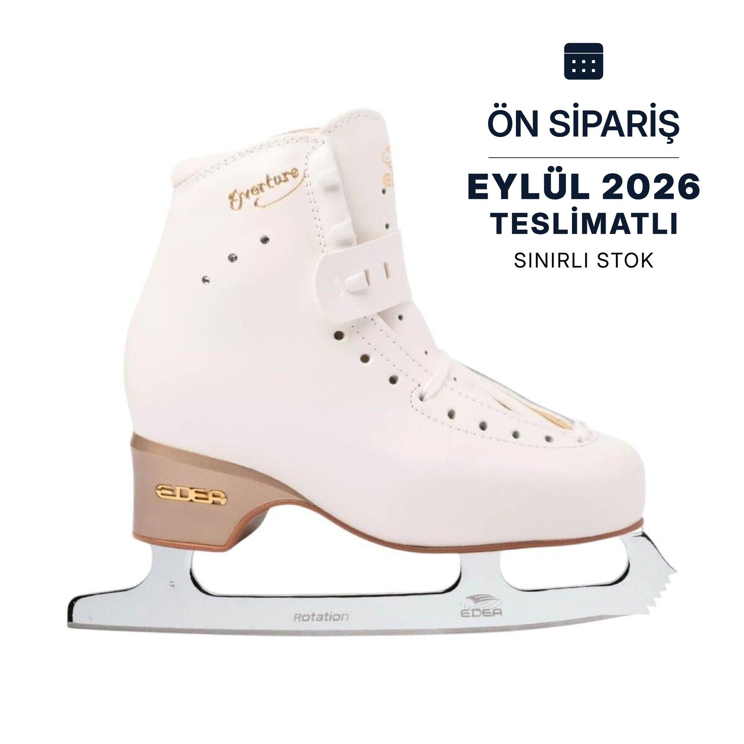 Edea Overture Ivory set ROTATION Çelikli Buz Pateni - Eylül Teslimat