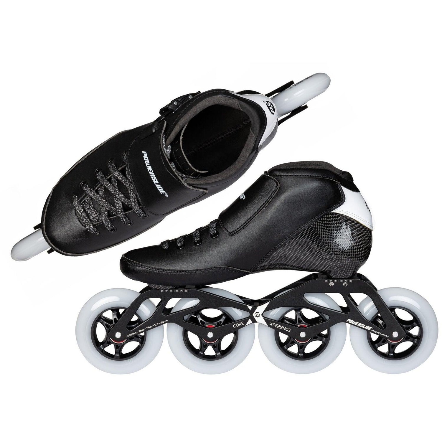 Falcon Black 4X100 Racing Paten