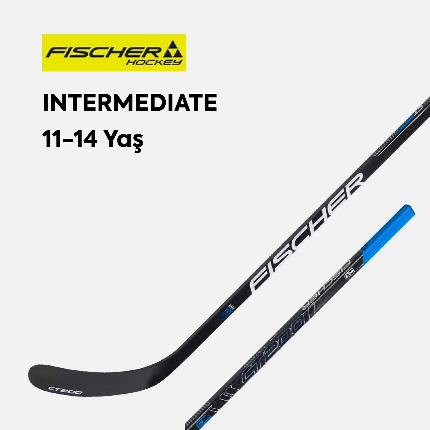 Fischer CT200 Junior 140 cm / 50 Flex / 92 Kaşık / Sol Hokey Sopası