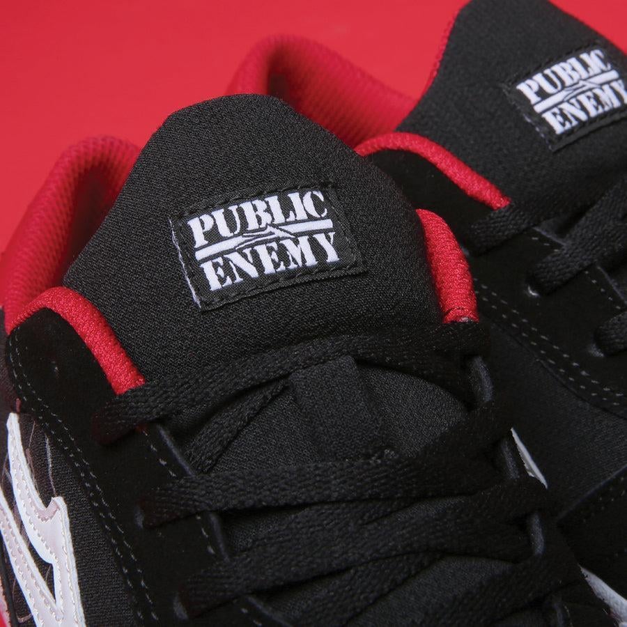 Lakai Cambridge - Public Enemy Black/Red Suede