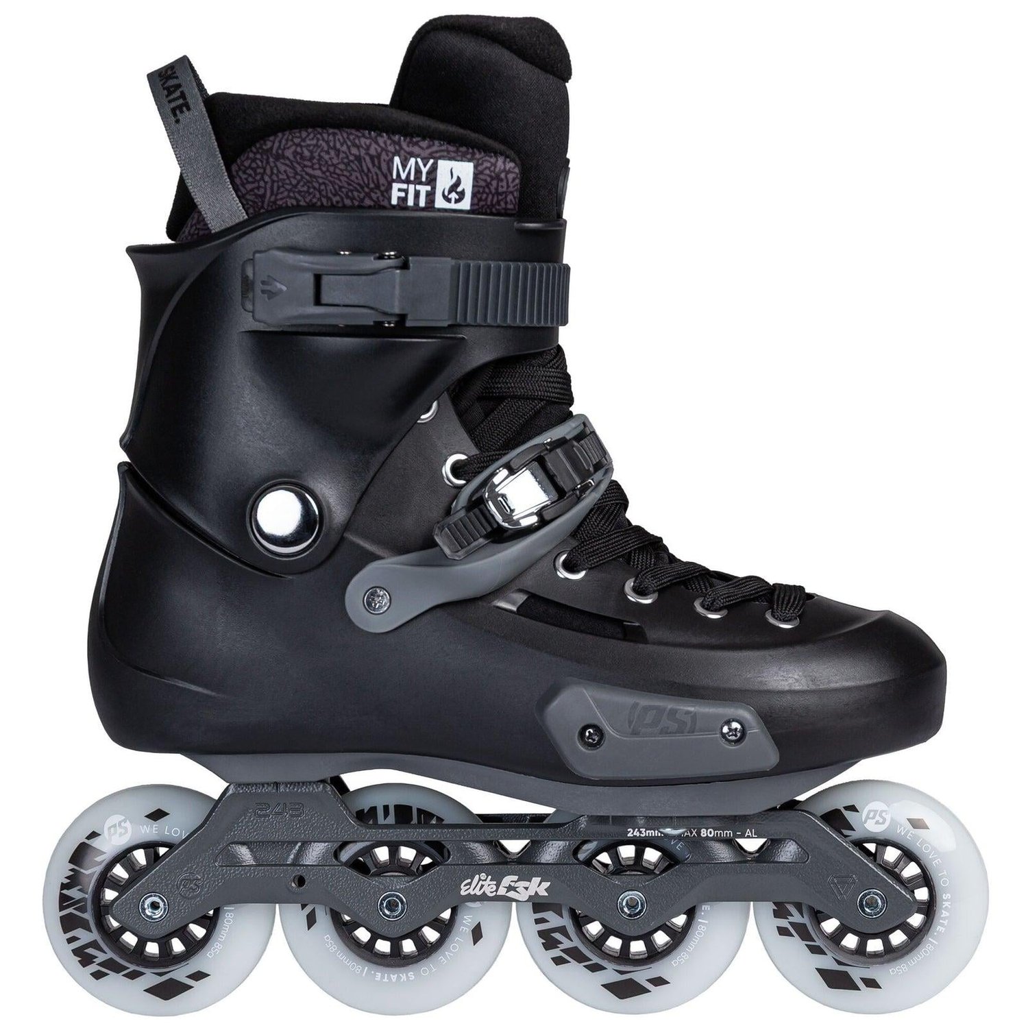 Powerslide Zoom Pro 80 Black Urban Paten