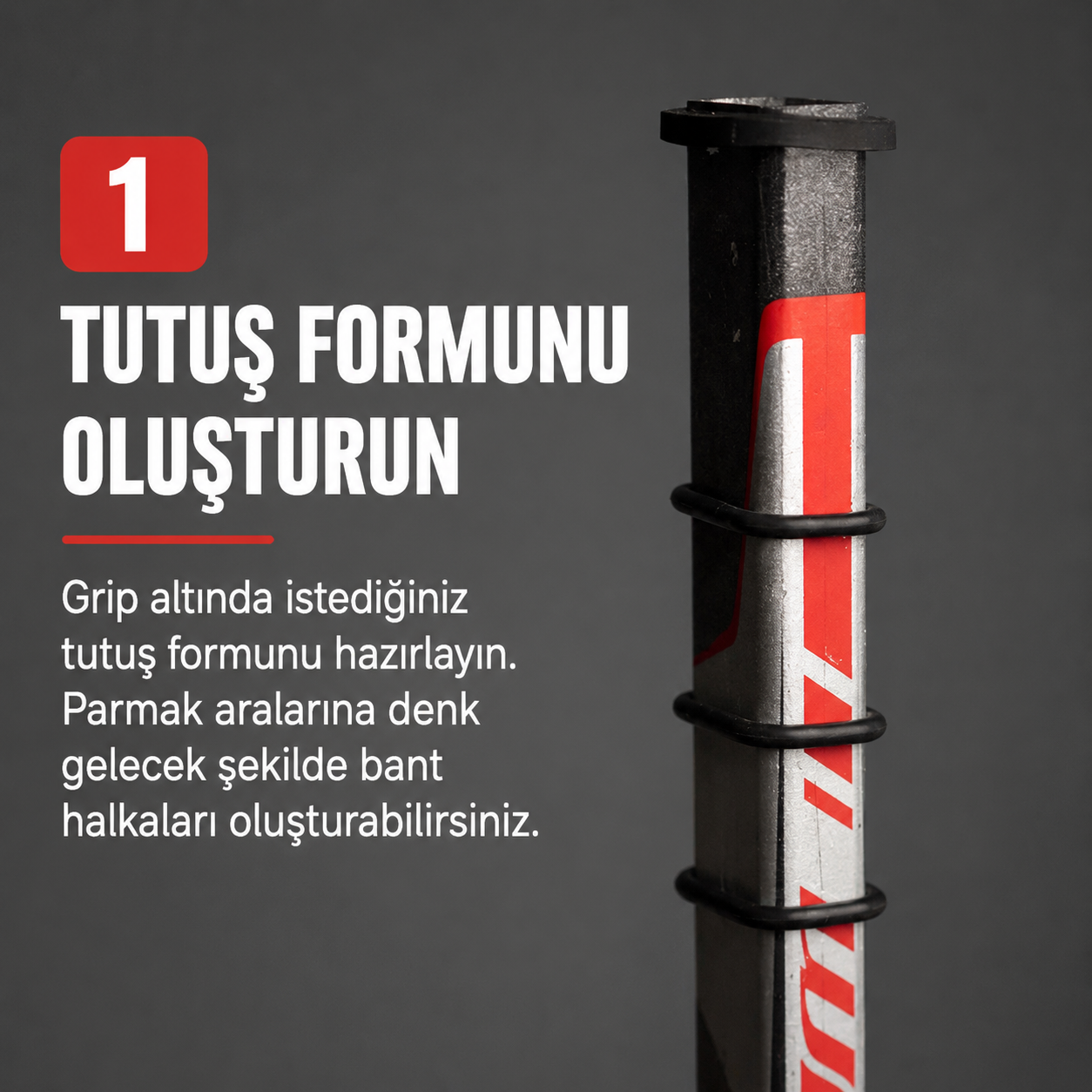 RocketGrip Hole Hokey Sopası Grip Sarı/Siyah