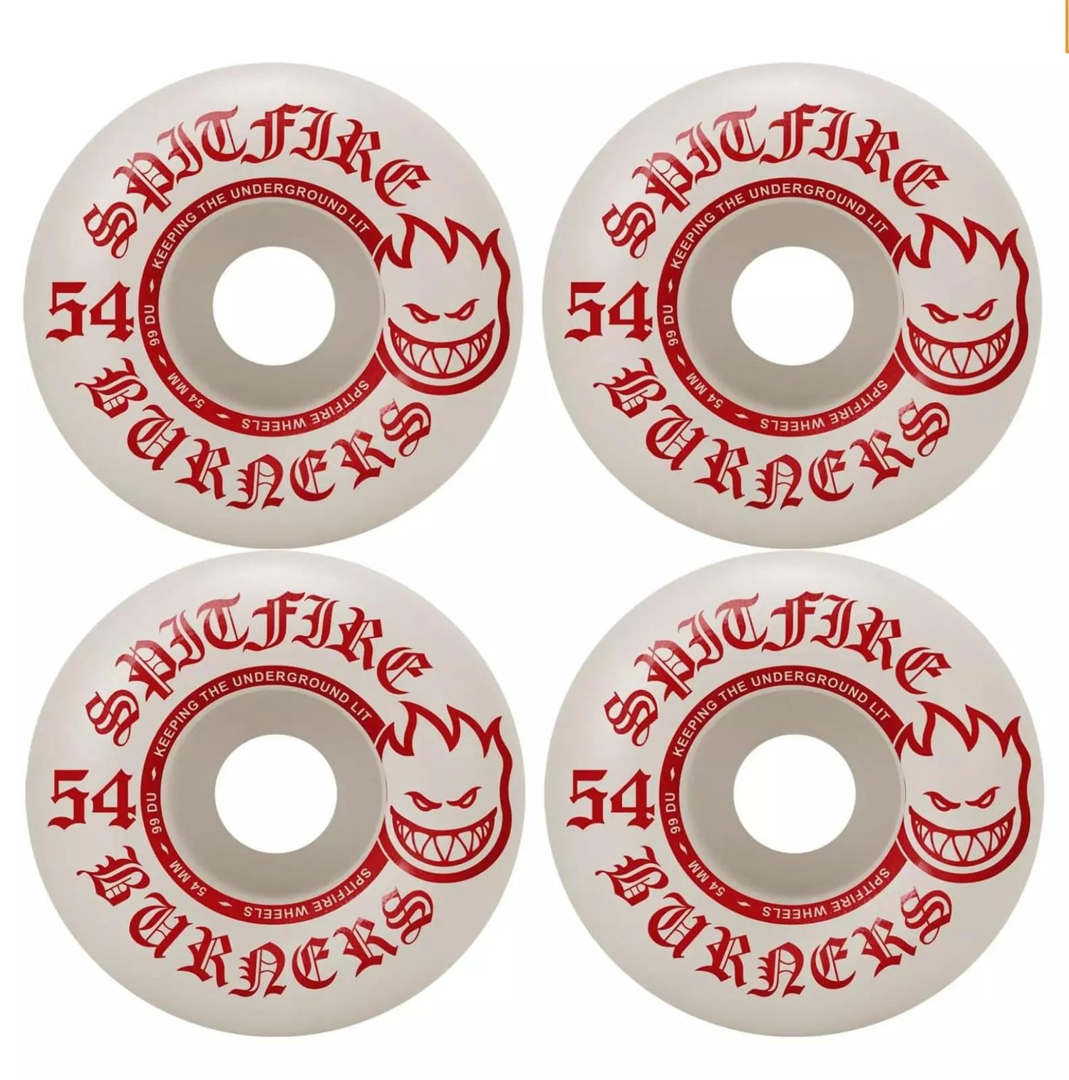 Spitfire Burner 54mm 99DU Kaykay Tekerlek