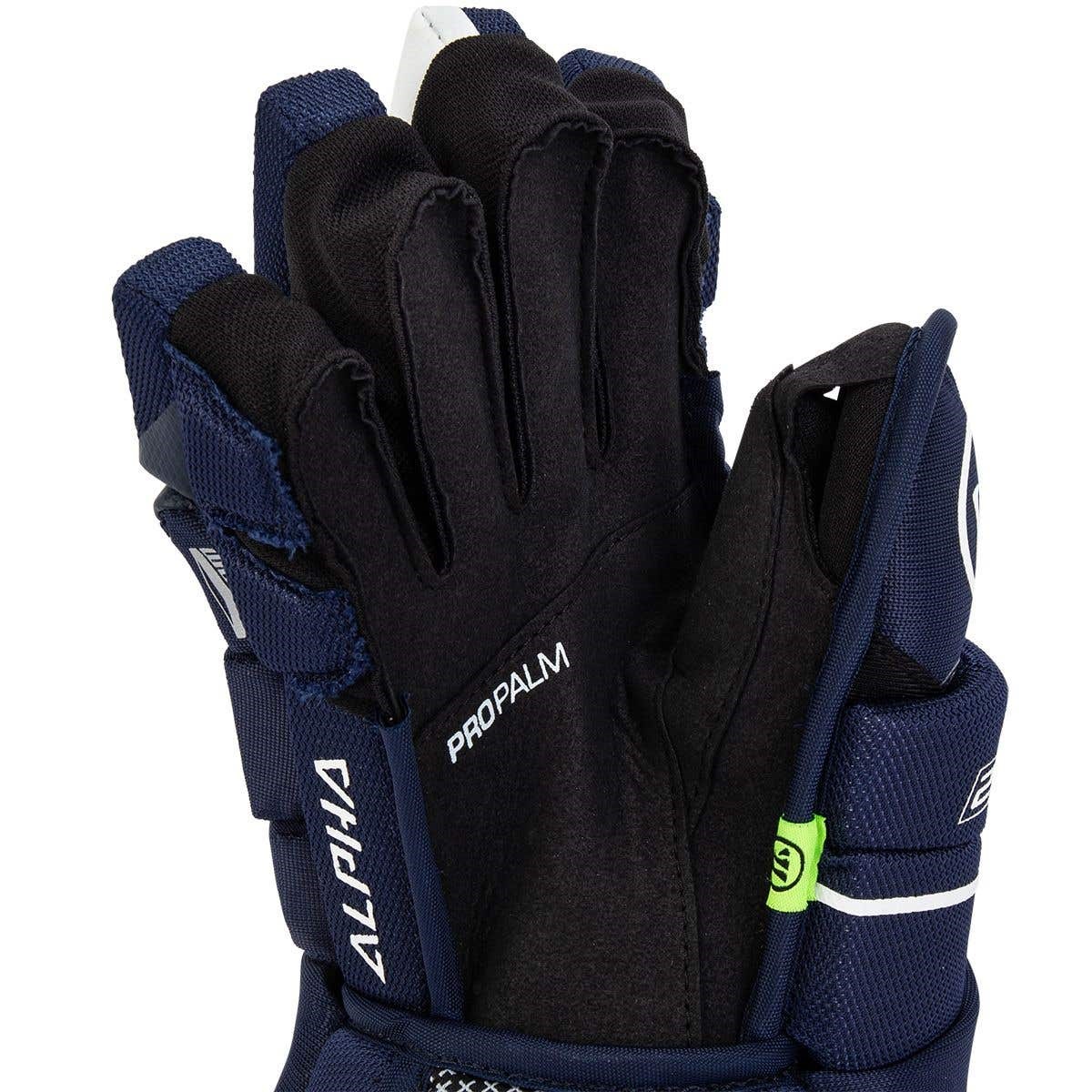 Warrior Alpha LX 2 MAX JUNIOR Hokey Eldiveni I NAVY