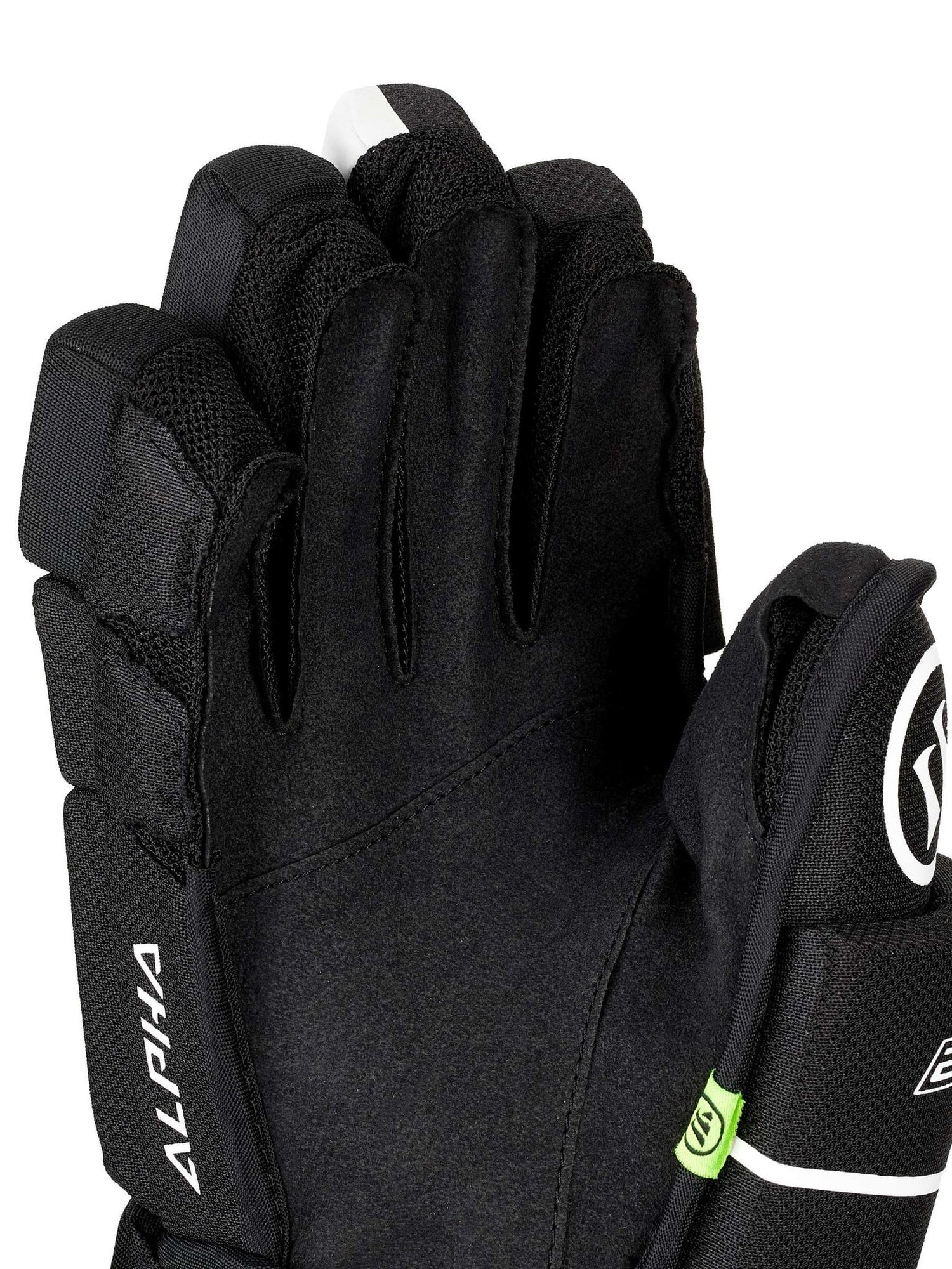 Warrior Alpha LX2 Comp JUNIOR Hokey Eldiveni I BLACK